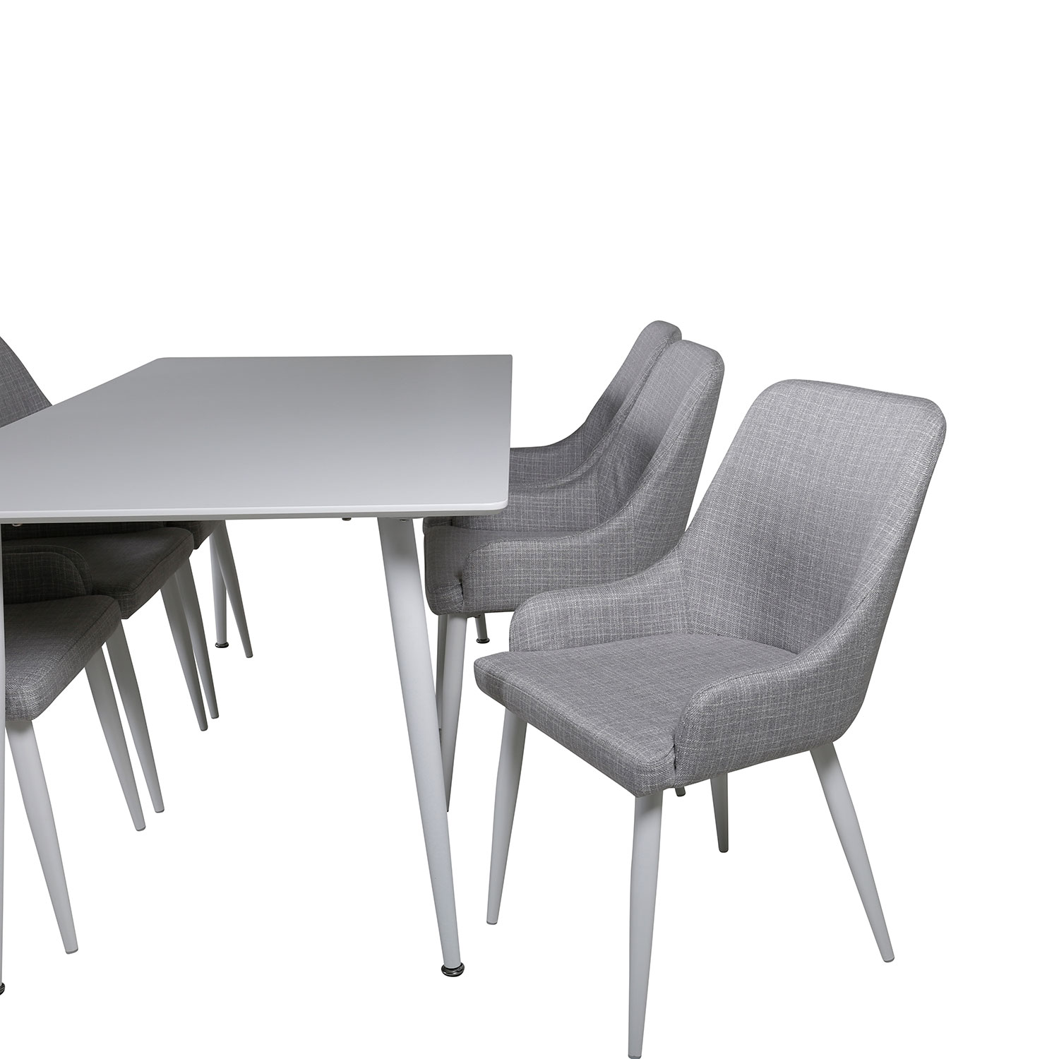 Matgrupp Venture Home Polar med 6 Plaza stolar