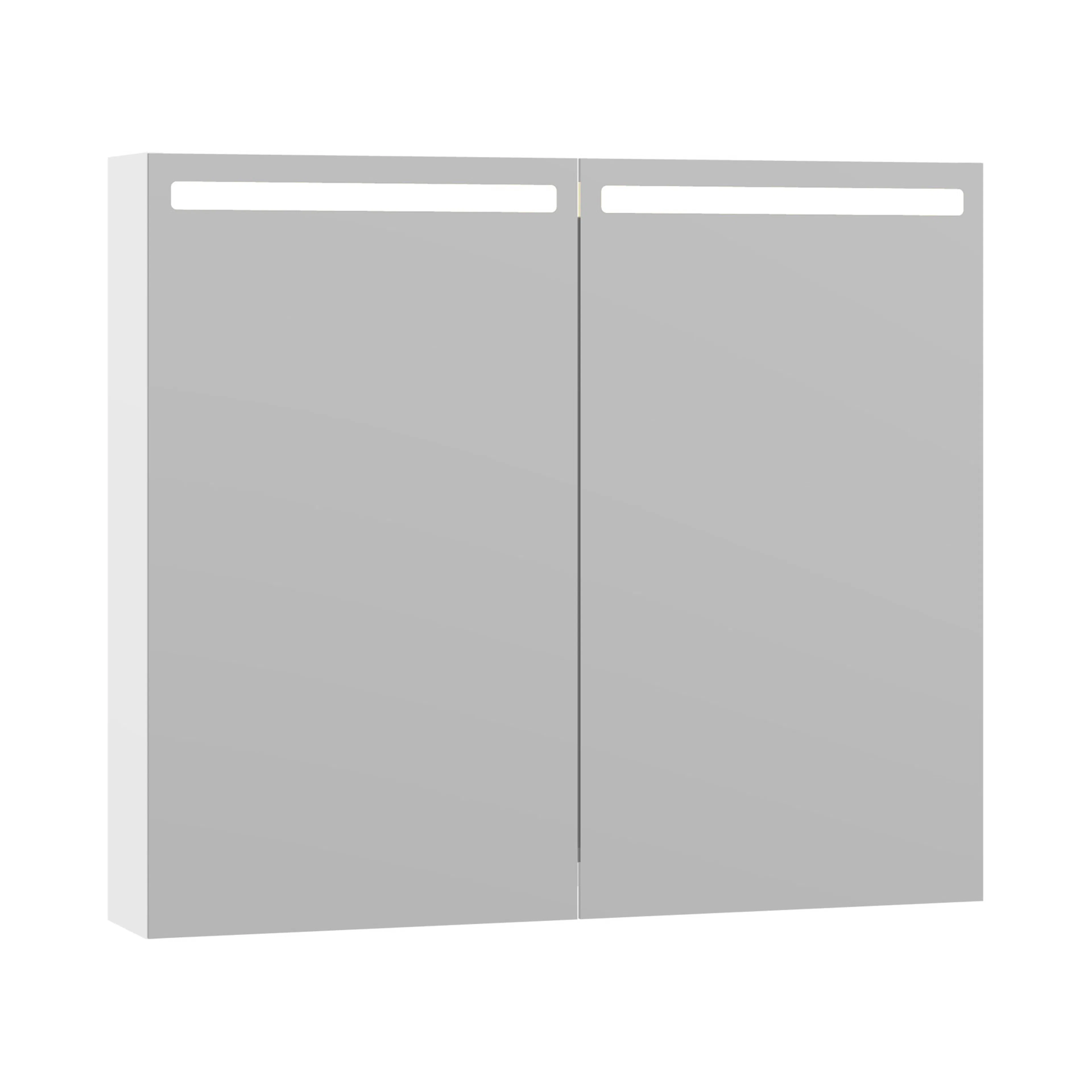 Spegelskåp Top, 2 lu. 70,4*80 cm Vit Matt