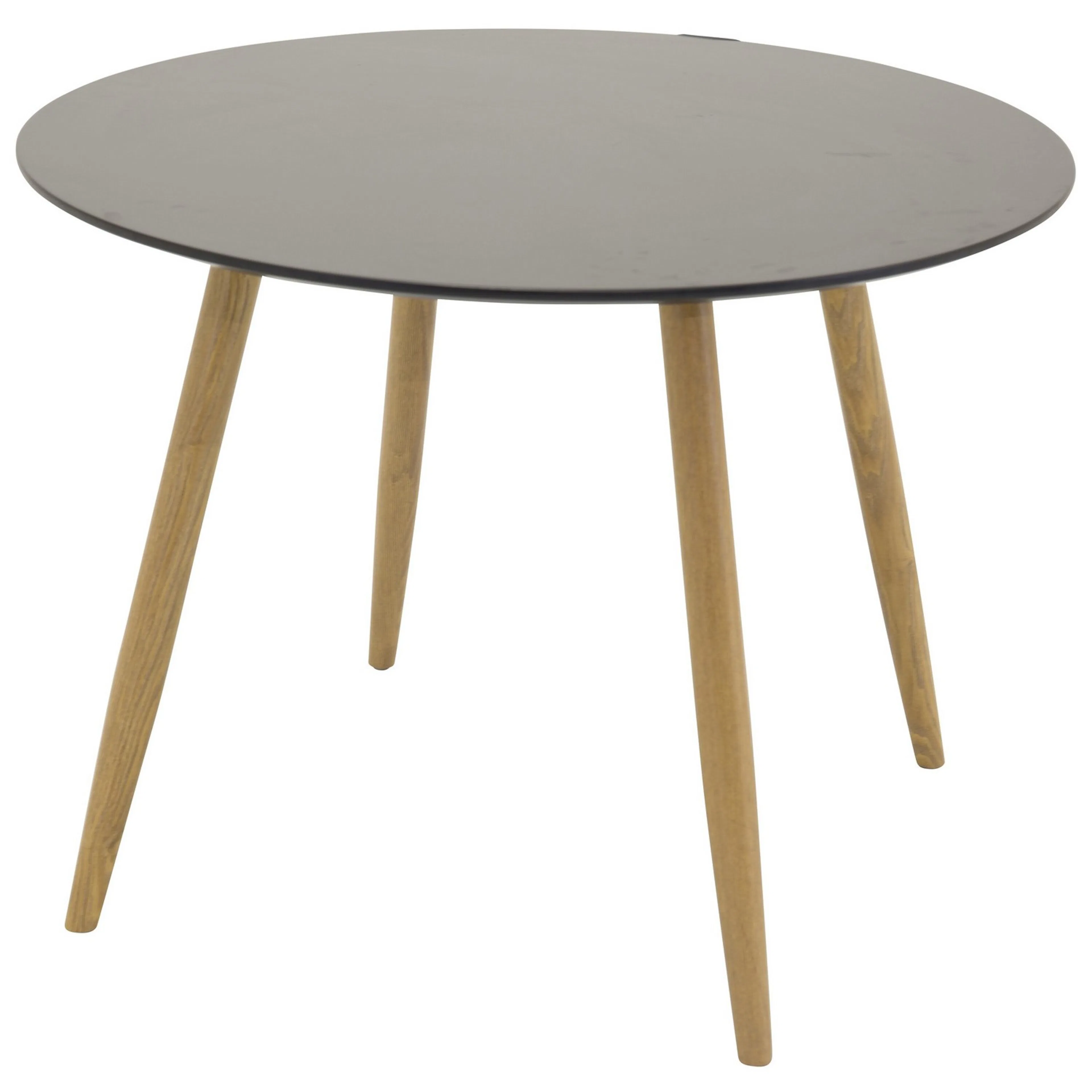 Plaza Runt Matbord - Ek-Look / Svart - ø100*H75 Svart