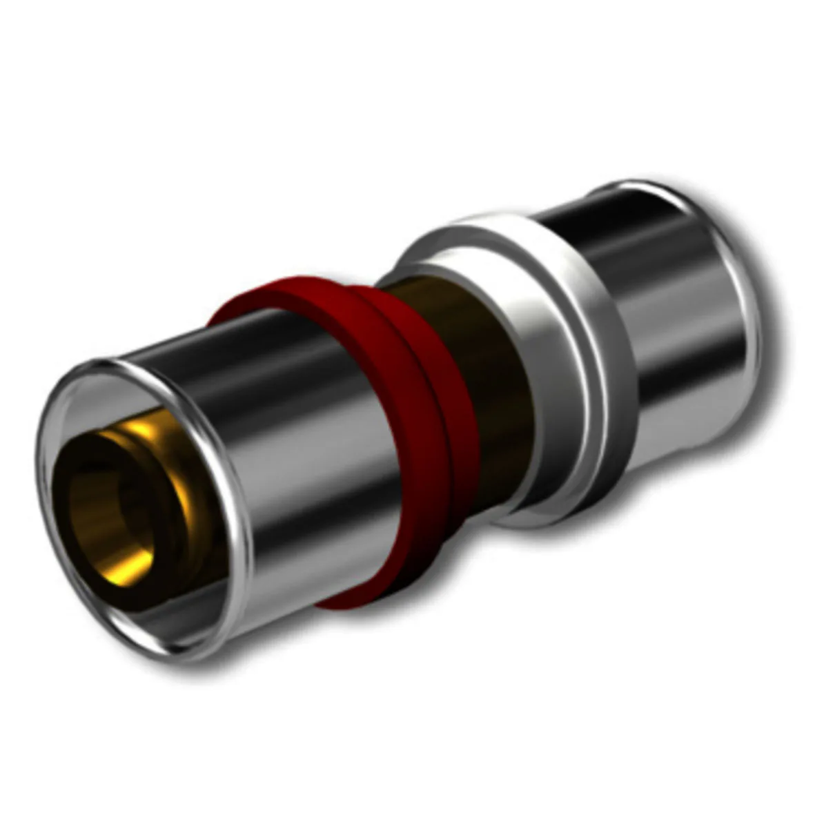 ÖVERGÅNGSKOPPLING GAMLA DIM RAK KOPPLING A20xX20 20x2,5 mm x 20x2,0 mm