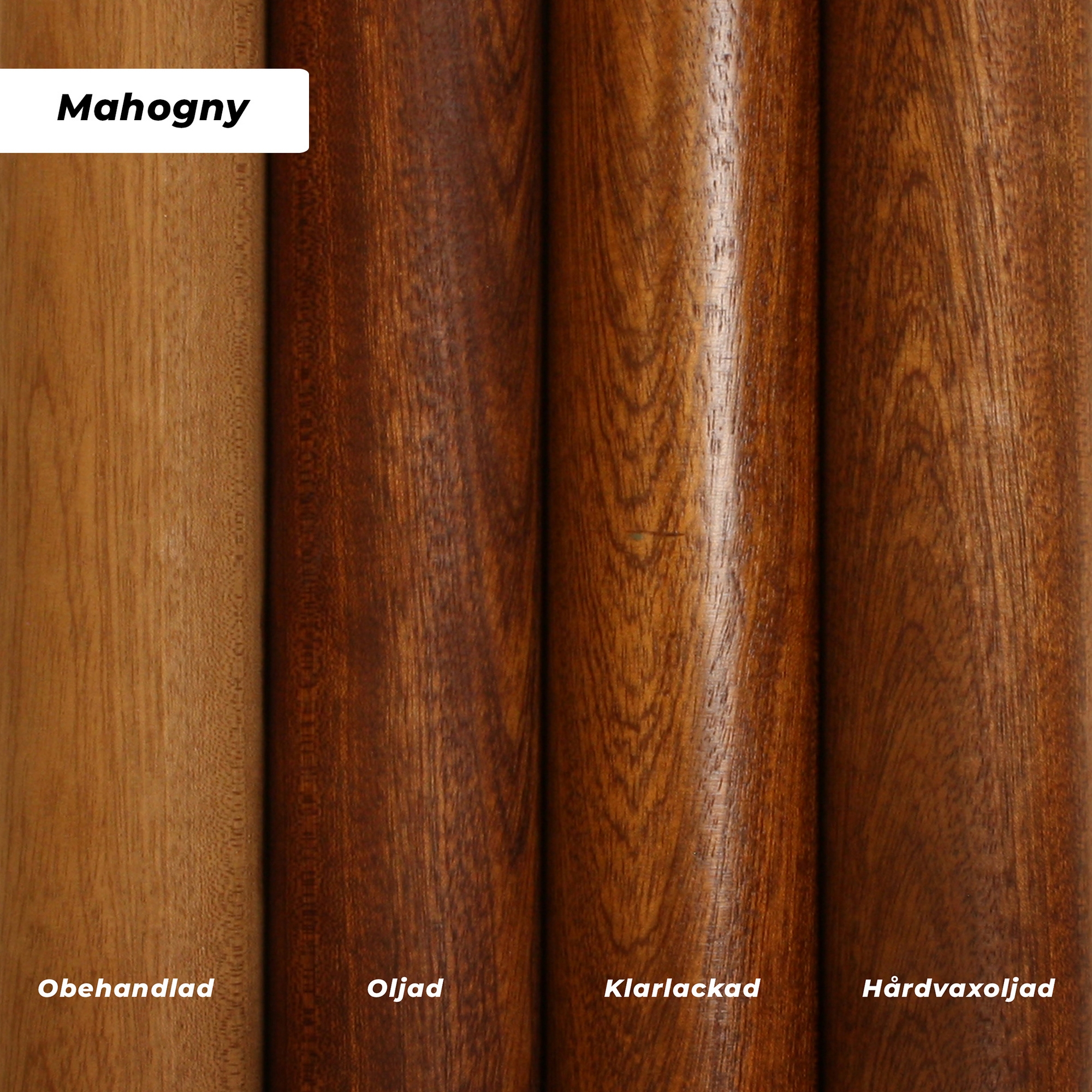 Ledstång Herrljunga Ledstångsfabrik Mahogny 45 mm