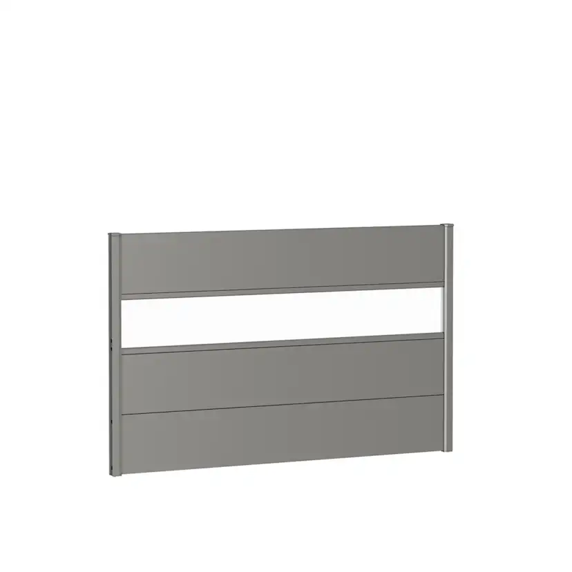 Väggpanel för Skärmvägg akrylglas 150x90 metallic kvarts-grå Kvartsgrå