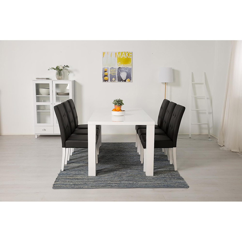 Matgrupp In Living Cibus med 6 Viktor Stol