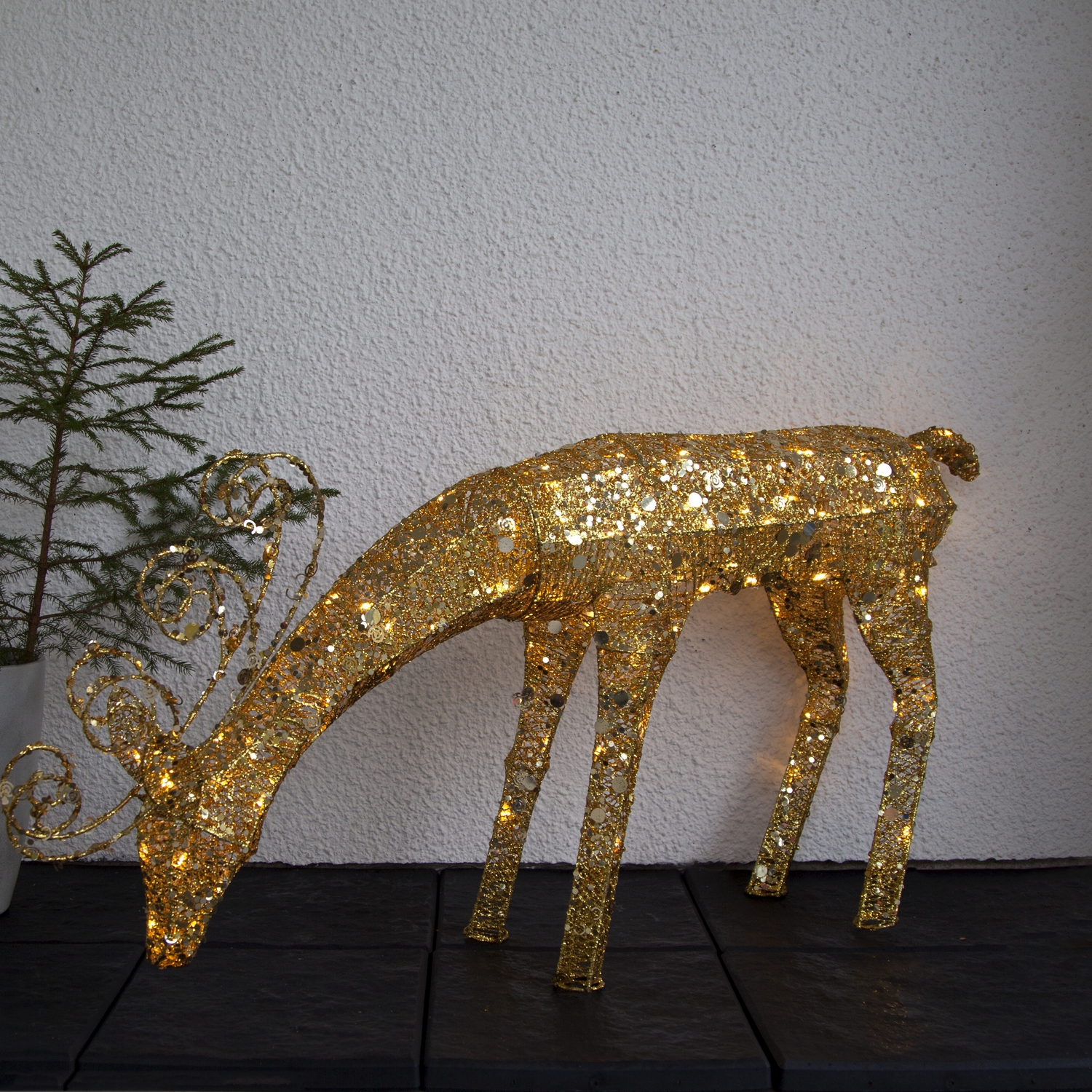 Utomhusdekoration Star Trading Sequini 55 cm