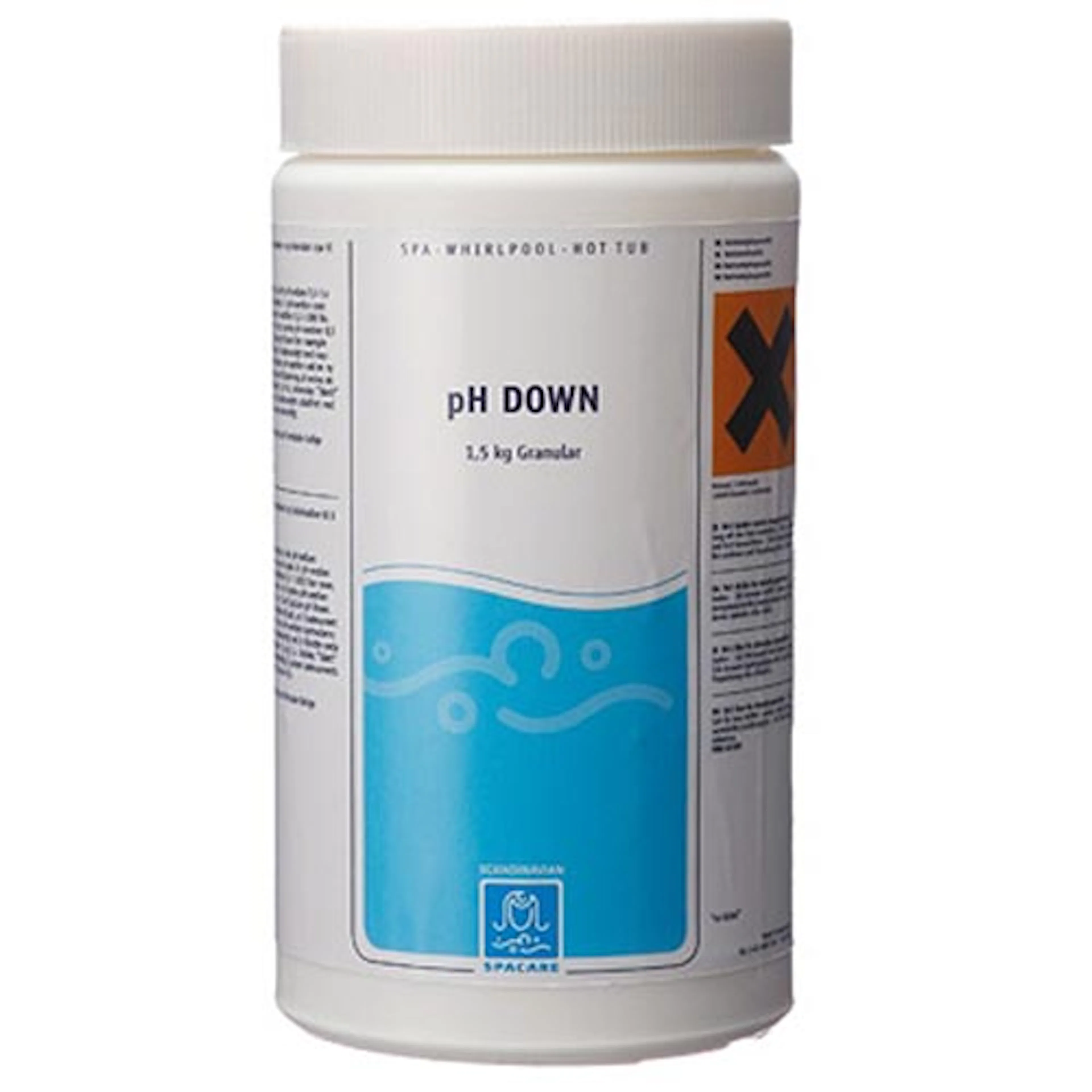 PH Down Spacare pH Sänkande Poolkemi för Spabad & Pool Granulat 1,5 kg
