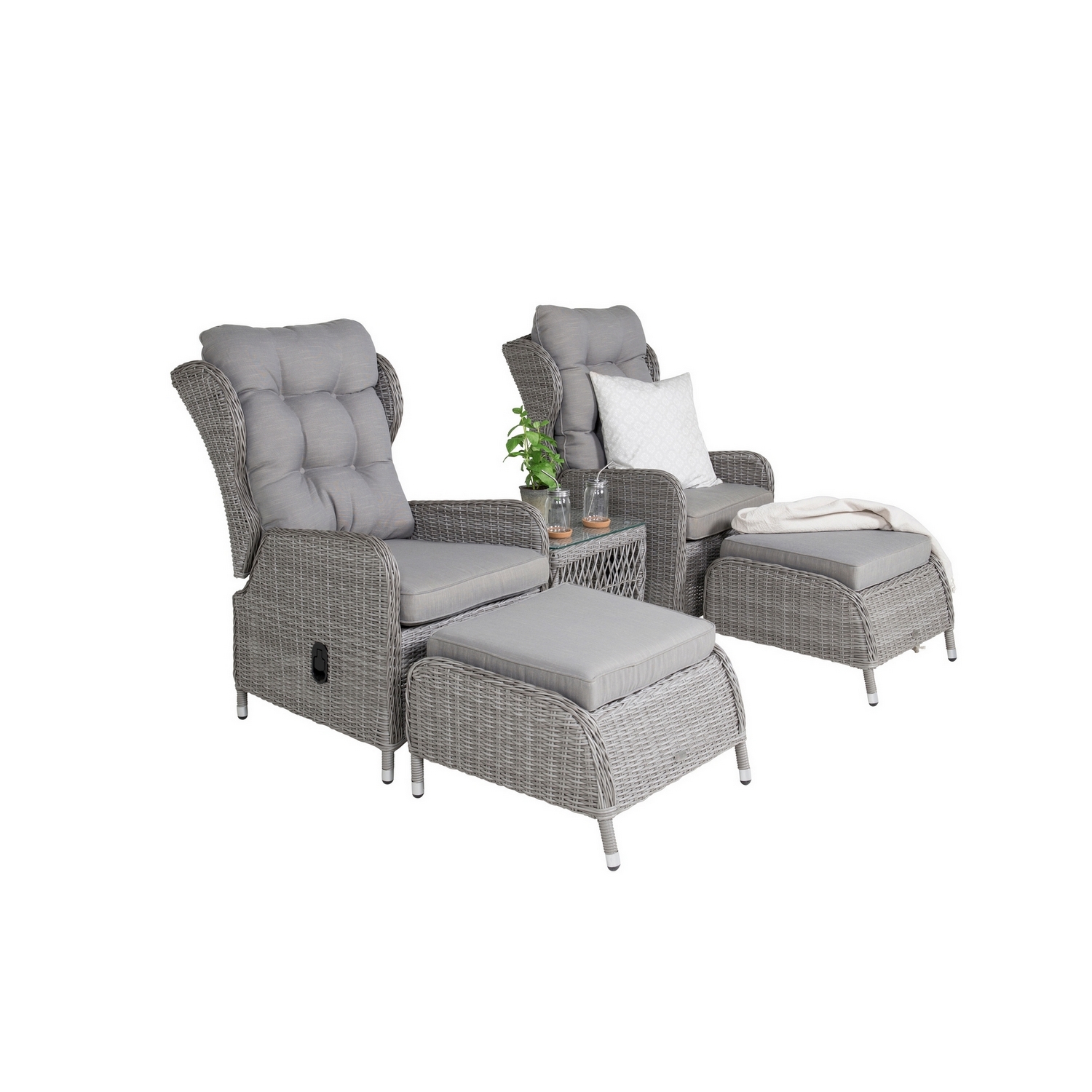 Loungeset Venture Home Washington Fällbar Utomhus