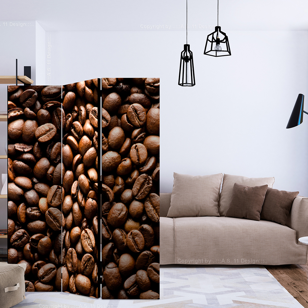 Rumsavdelare Skärmvägg Arkiio Roasted Coffee Beans 135x172 cm