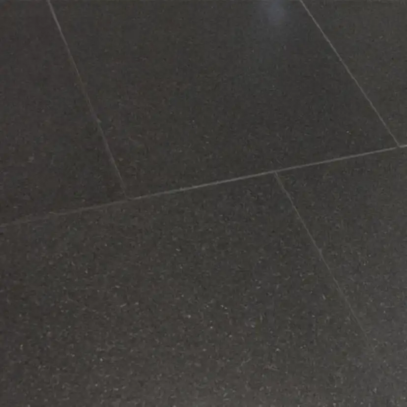 Granitplatta Stencentralen Absolute Black Matt 305x305mm
