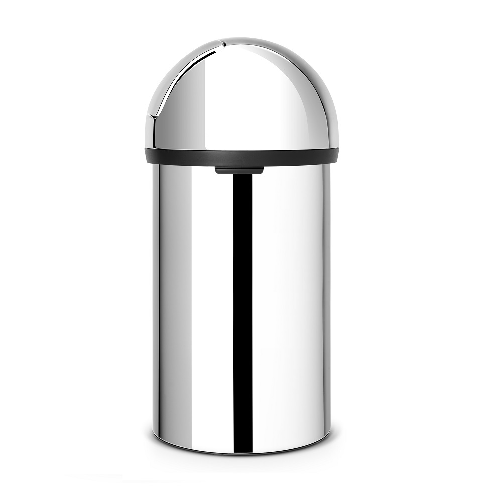 Soptunna Brabantia Push Bin 60 L Blank Stål Färg: Blank Stål