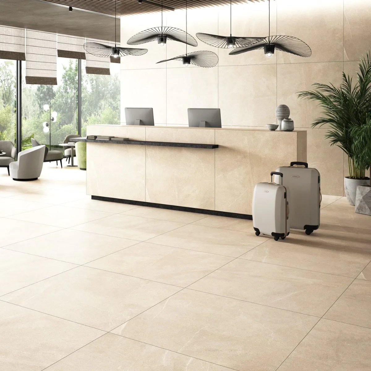 Klinker Bellevue Ivory Marmor Matt 60x120 cm
