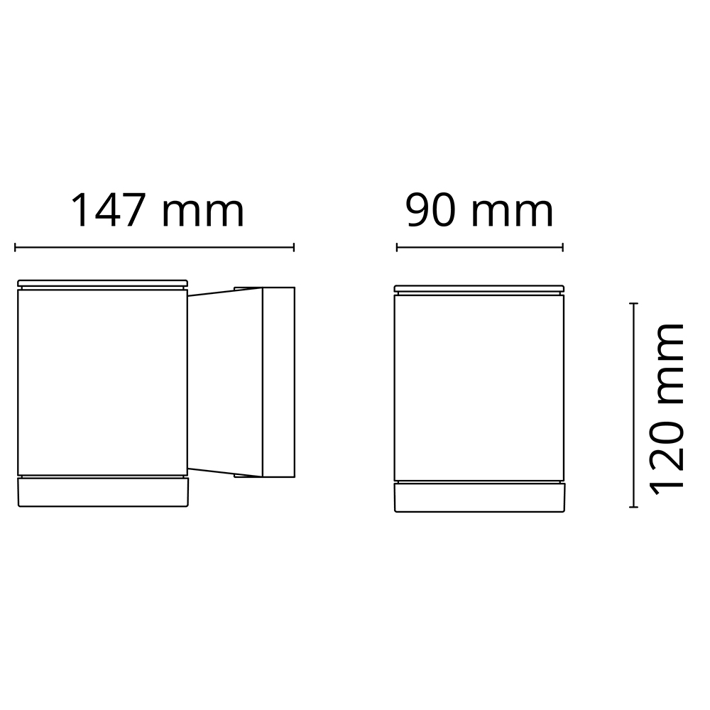 Fasadarmatur SG ARMATUREN Metro 4,5W IP44 LED