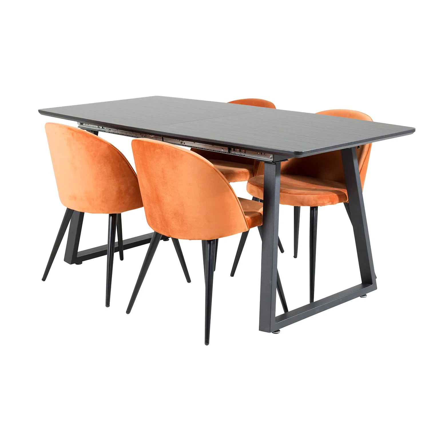 Svart/Orange