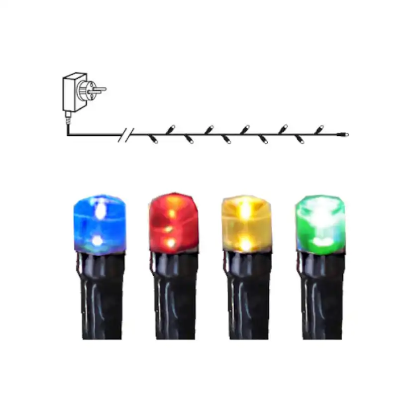 Ljusslinga Star Trading Serie MicroLED Svart