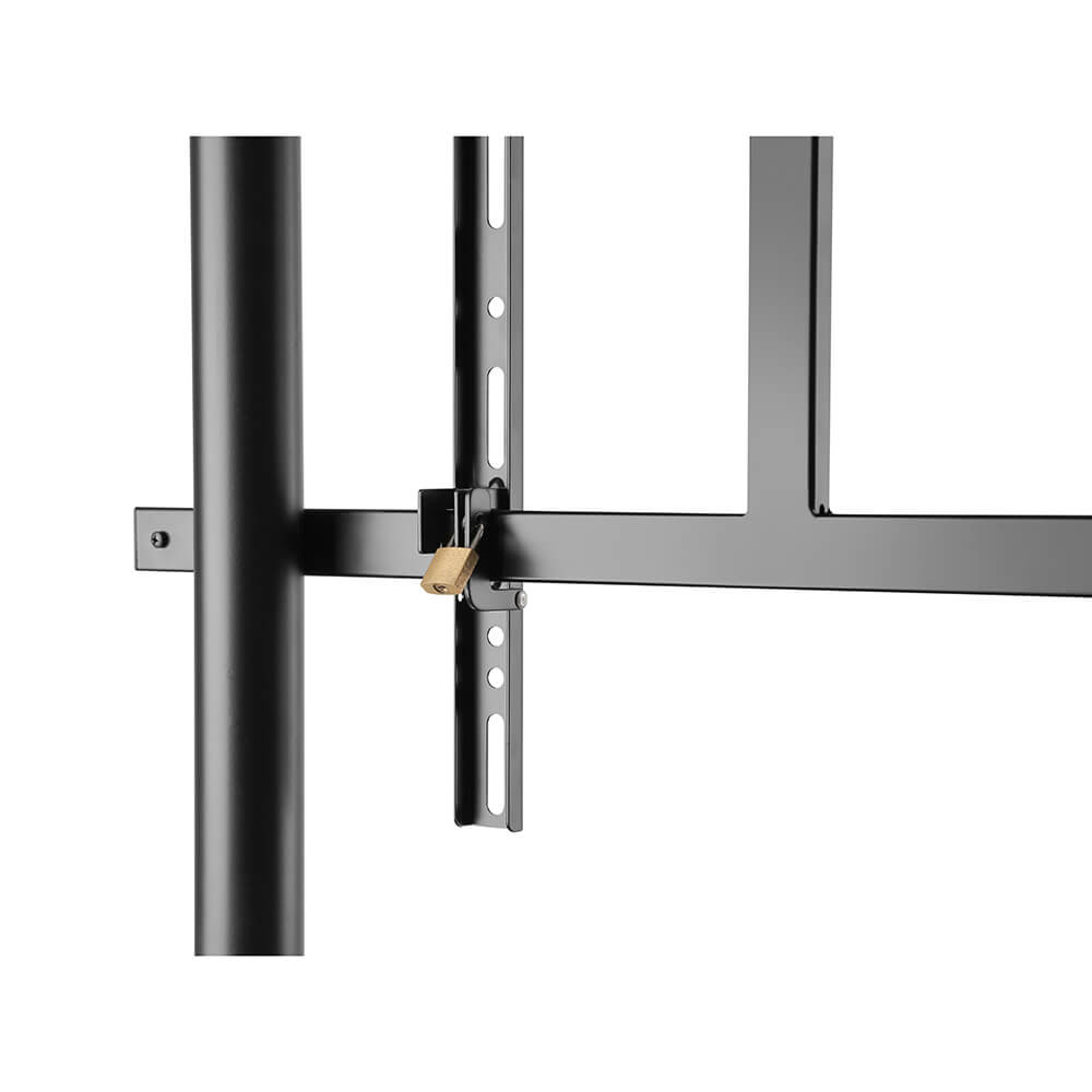 TV Hama ställ mobilt Med Hjul Upp Till 100 tum Svart