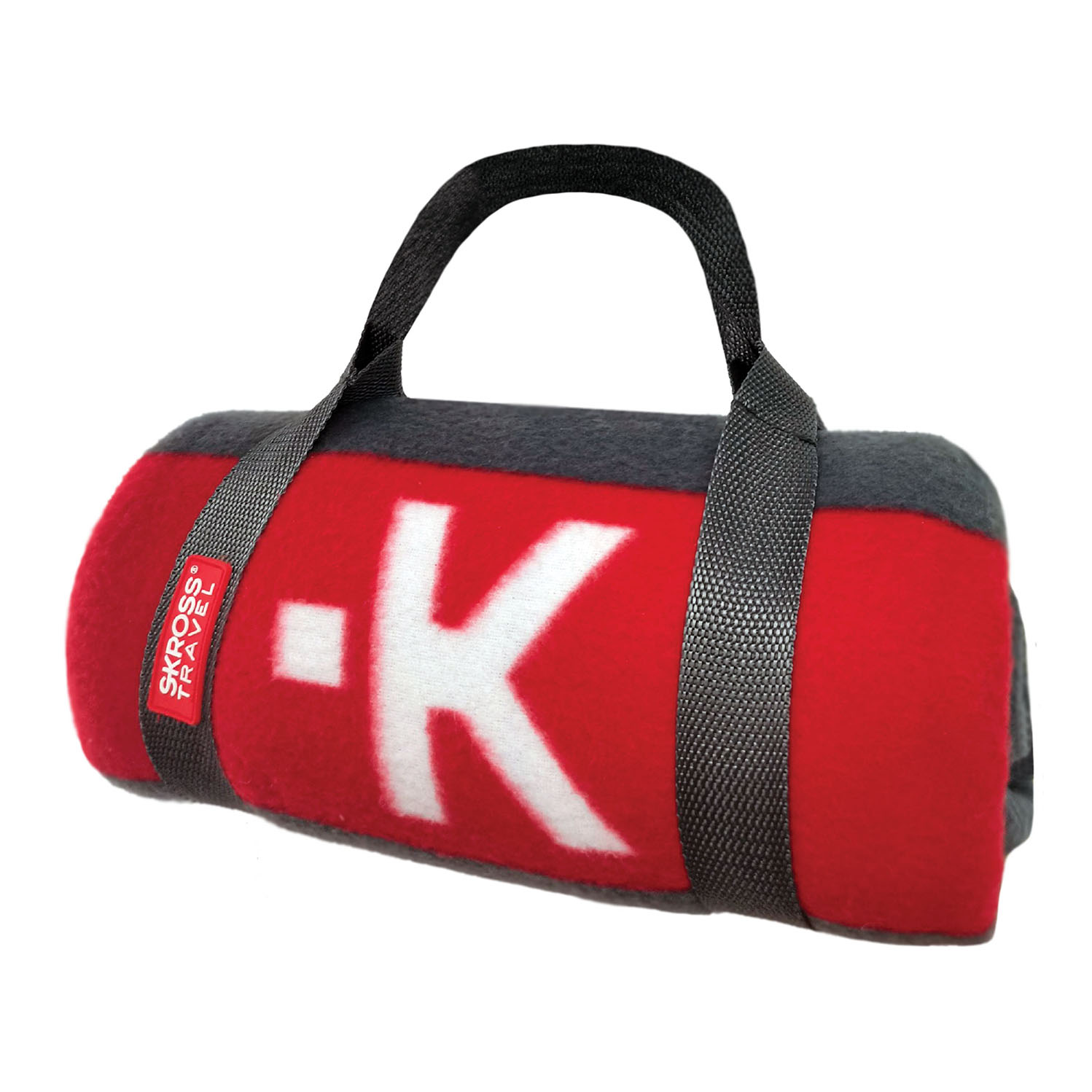 Resefilt Skross Supermjuk Fleece 156x127 cm med Bärrem