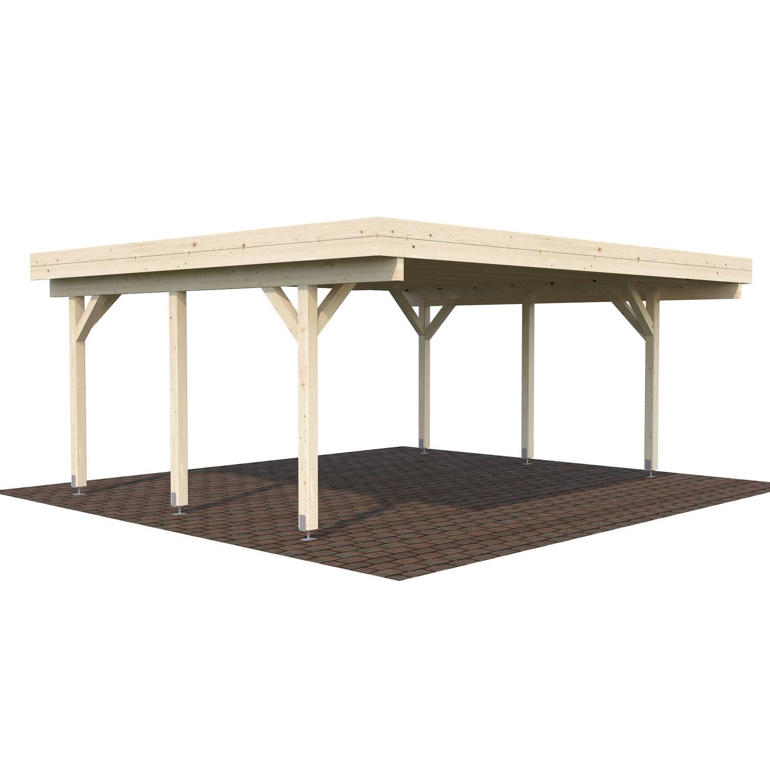 Carport Karl 20,6 m2 Obehandlad