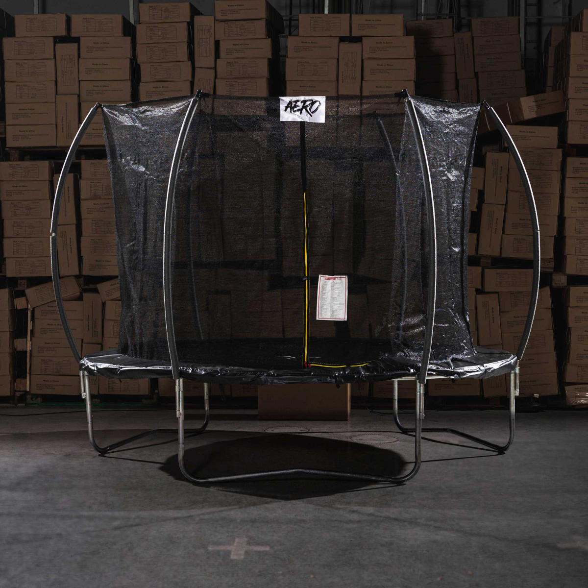 Studsmatta React Aero Trampolin med Skyddsnät Ø4,27m