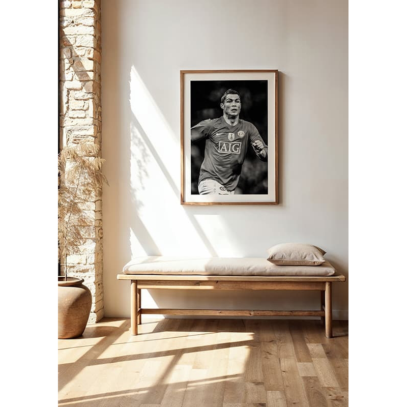 Poster Gallerix Cristiano Ronaldo 2009 B&W