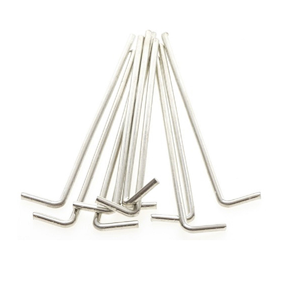 Tältpinnar Briv Metall 8-pack