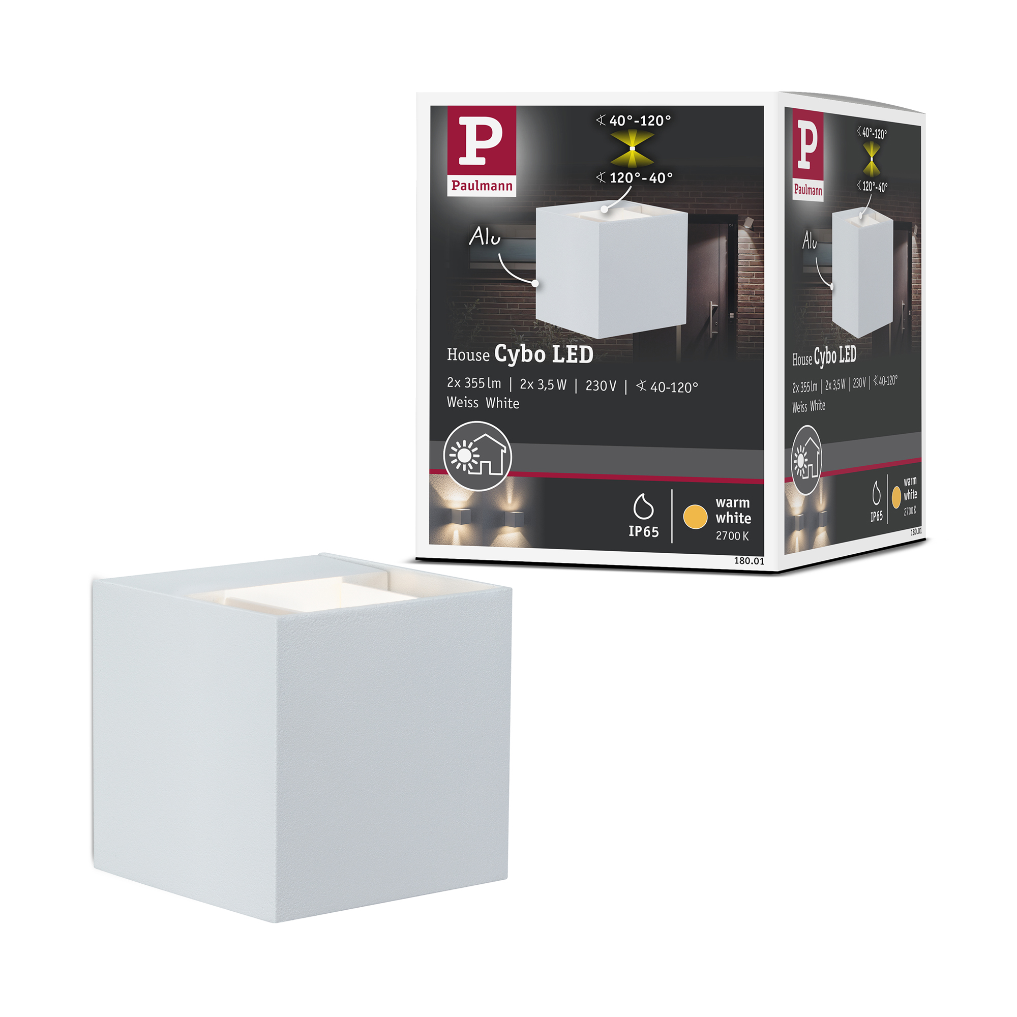 Fasadbelysning Paulmann Cybo LED IP65 230V