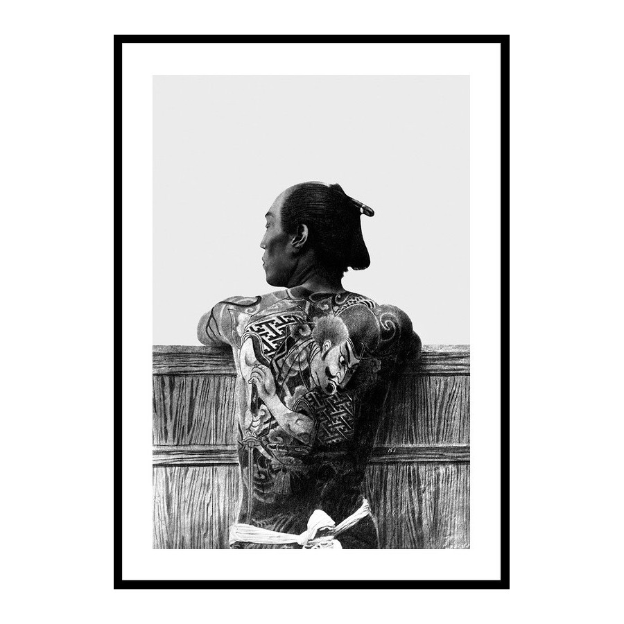 Poster Gallerix Man With Tattoo By Kusakabe Kimbei