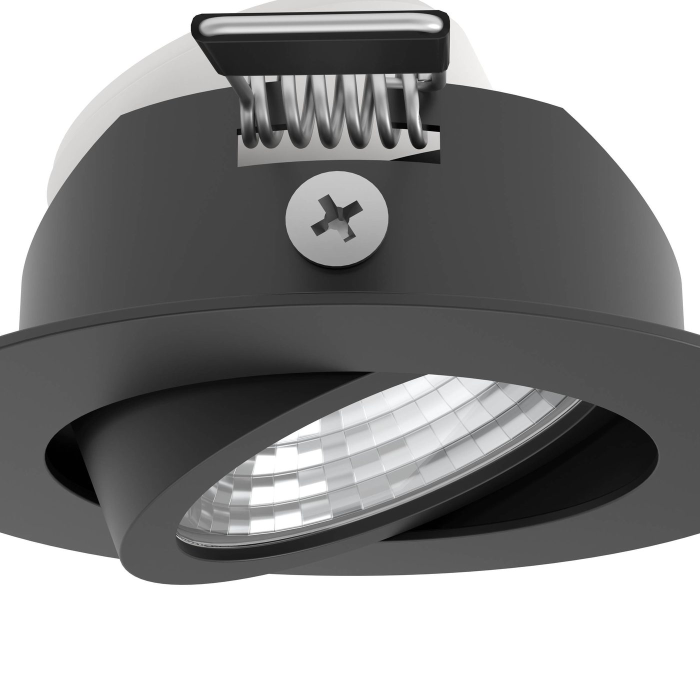 Infälld Lampa Eglo Saliceto 3 st Ø88 mm 2700K Svart