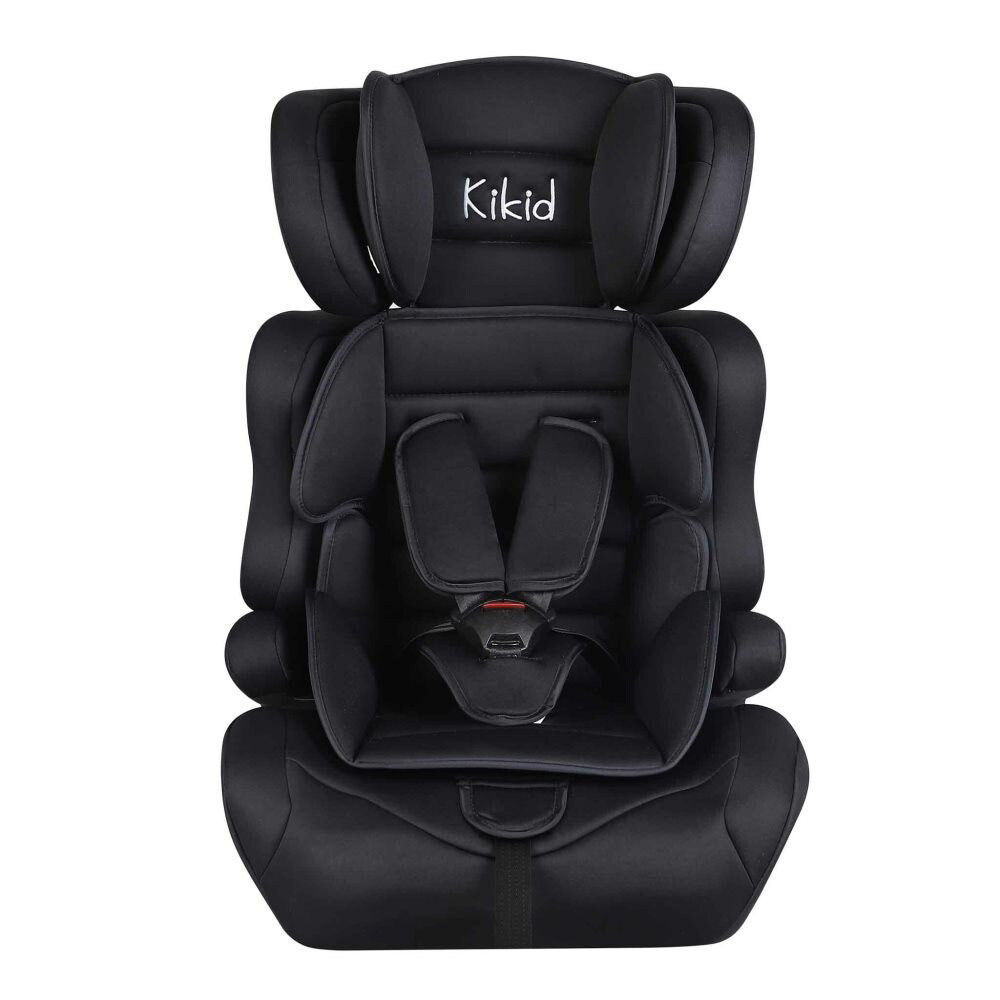Bilbarnstol Kikid Basic 9-36 kg Black Edition