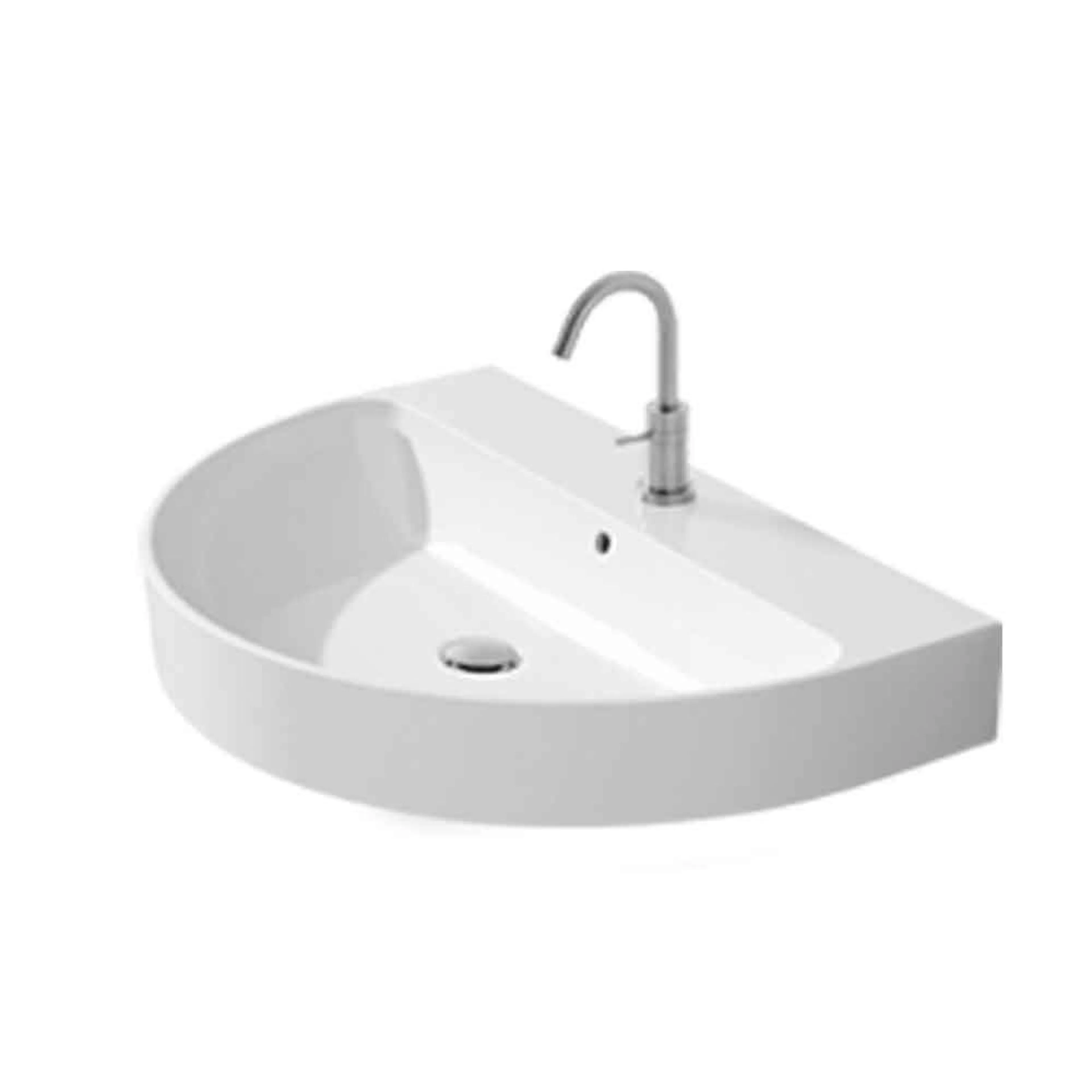 Tvättställ Lavabo AXA Halvrund 50 Bredd: 500 mm
