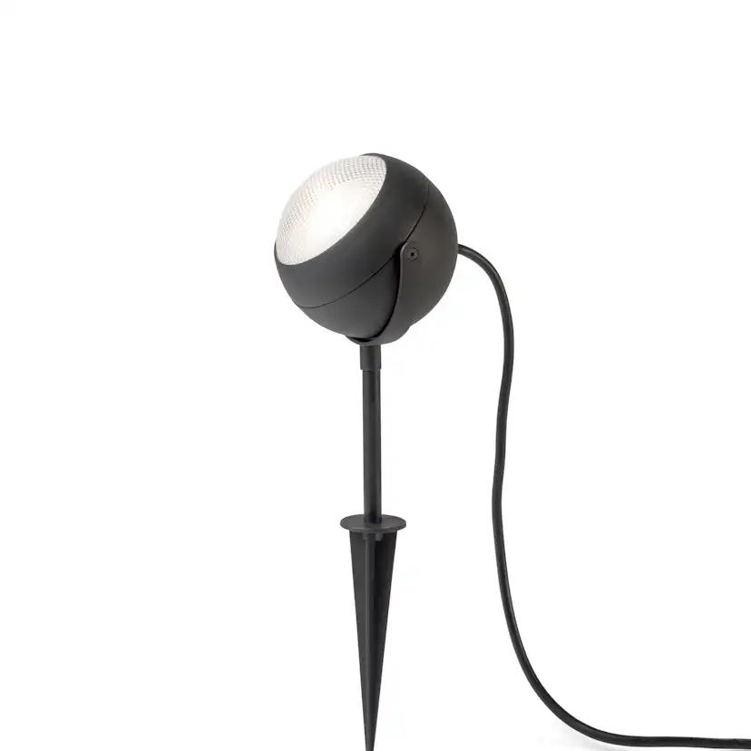 Trädgårdsspot Gnosjö Konstsmide Lecce 230V 4W High Power LED Svart