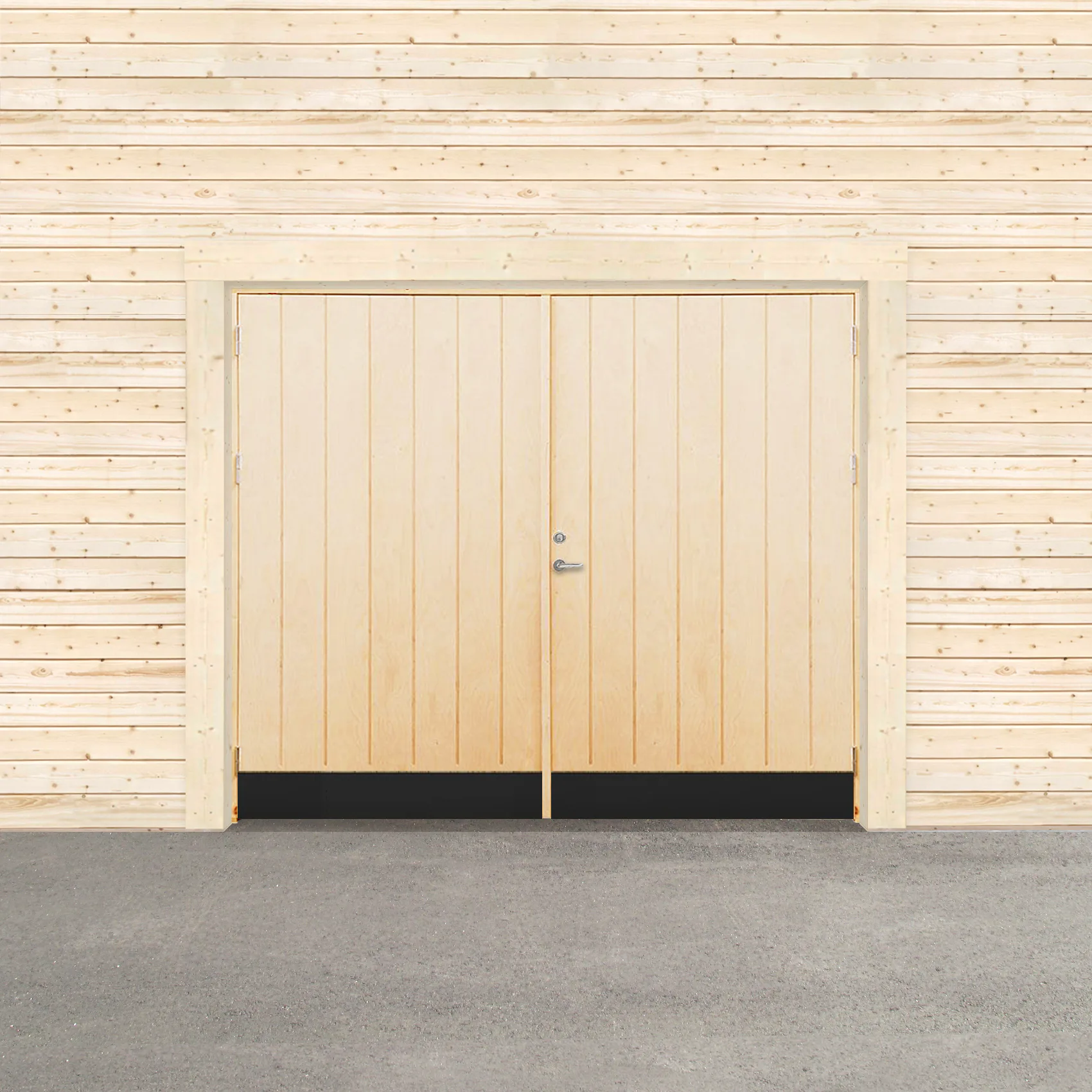 GARAGEPORT KALL 240X200 H - OBEHANDLAD BxH: 240x200 cm