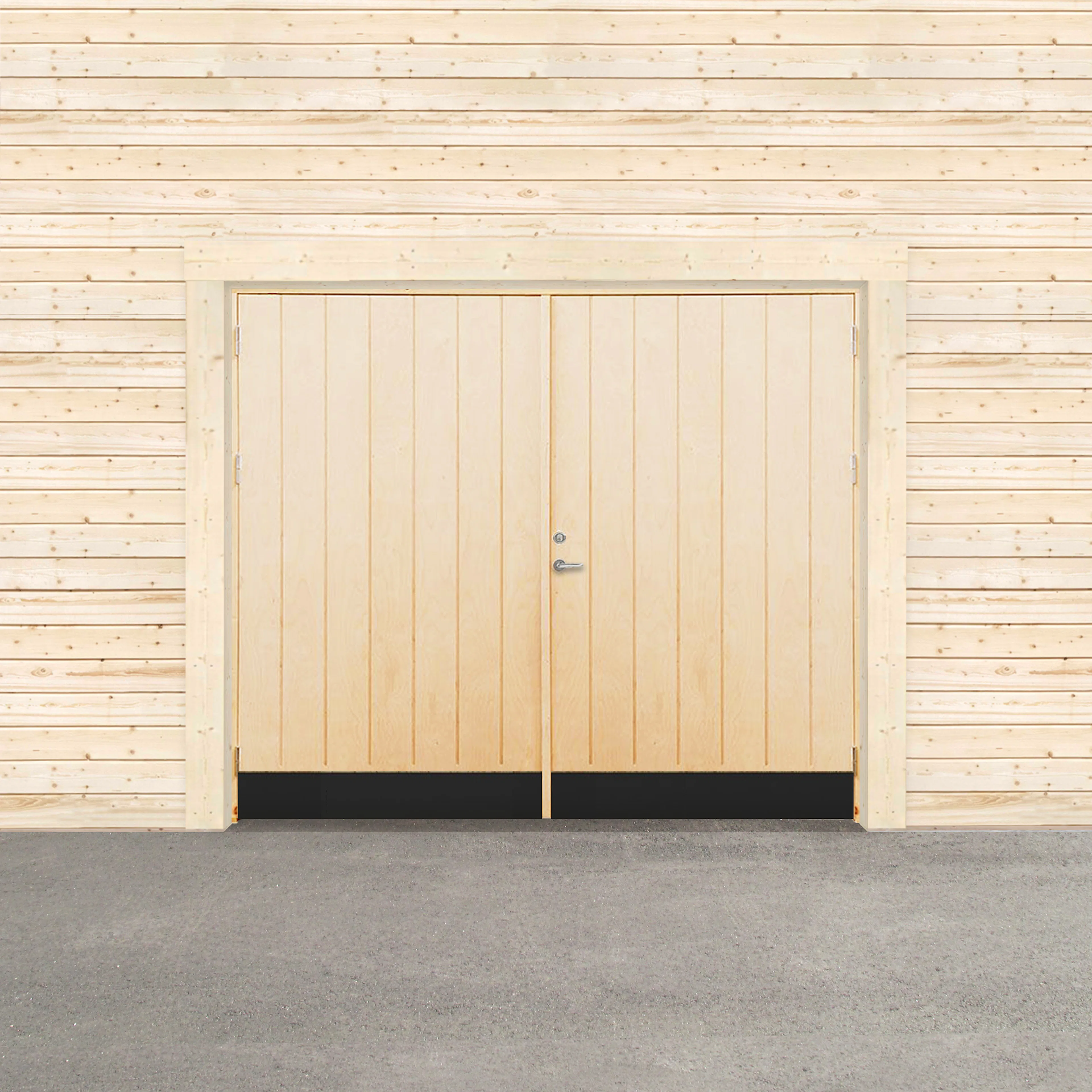 GARAGEPORT KALL 240X200 H - OBEHANDLAD BxH: 240x200 cm