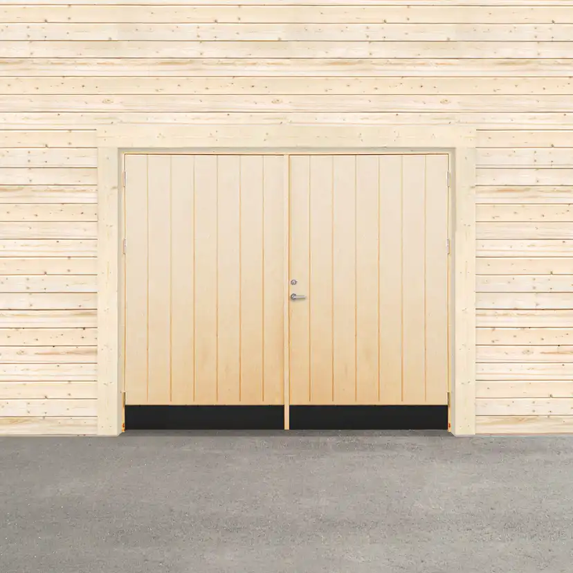 Garageport Sveadörren Kall Obehandlad