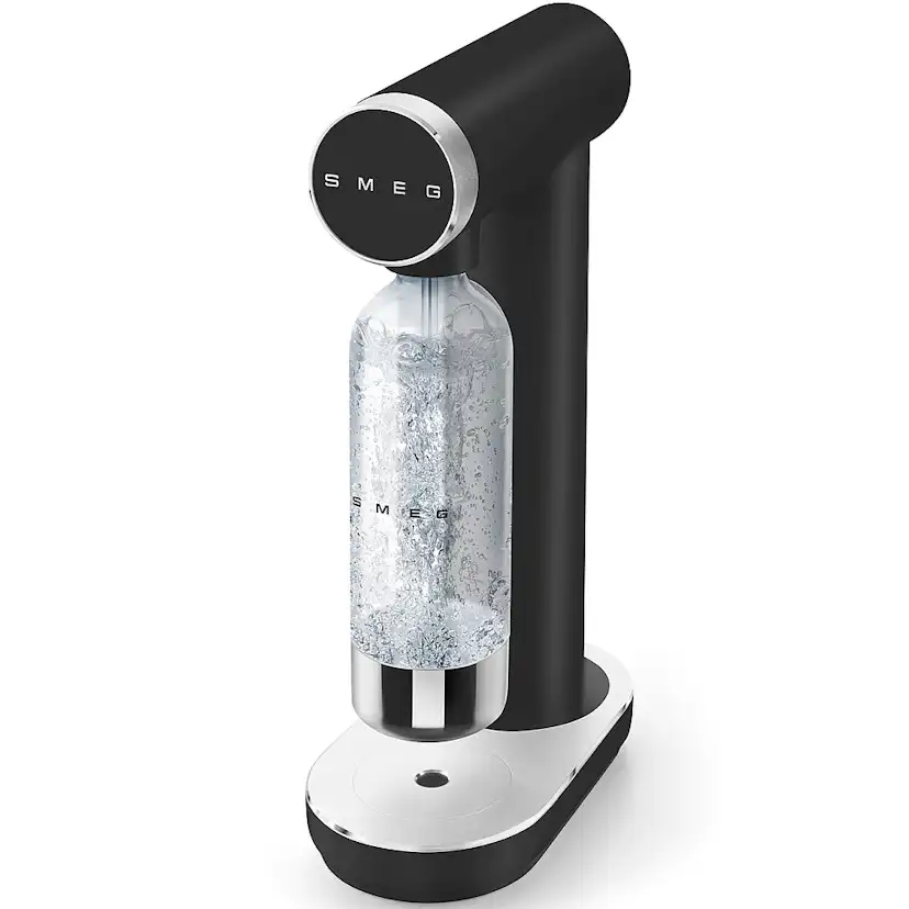 Smeg SKC01BLM sodamaskin, Mattsvart Svart