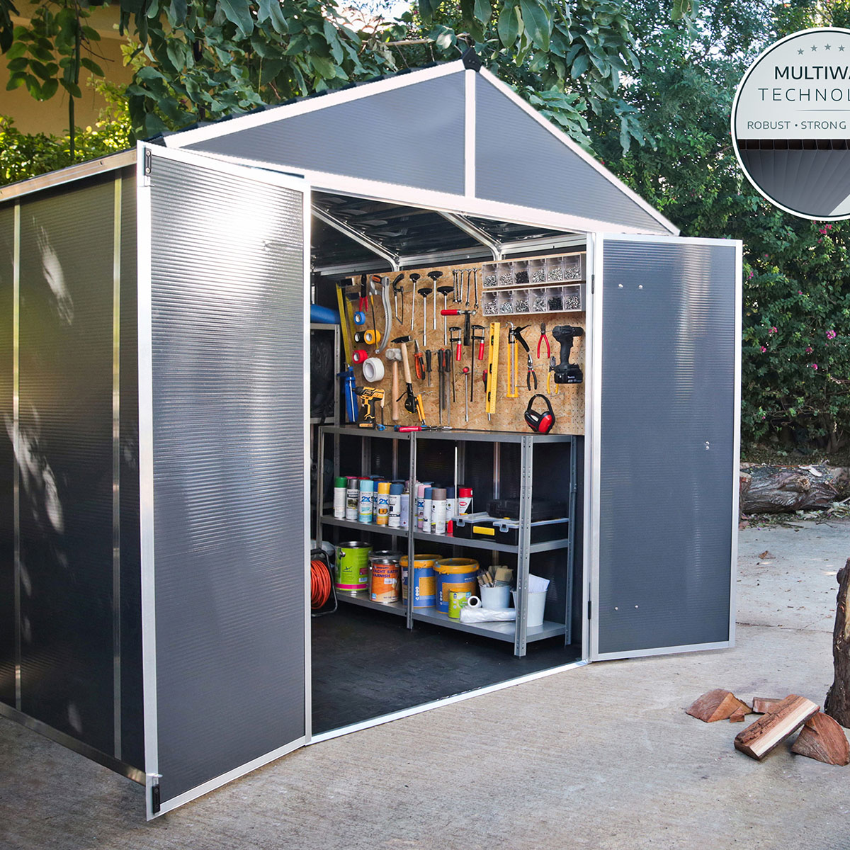 Redskapsbod Canopia by Palram Rubicon 5,4 m²