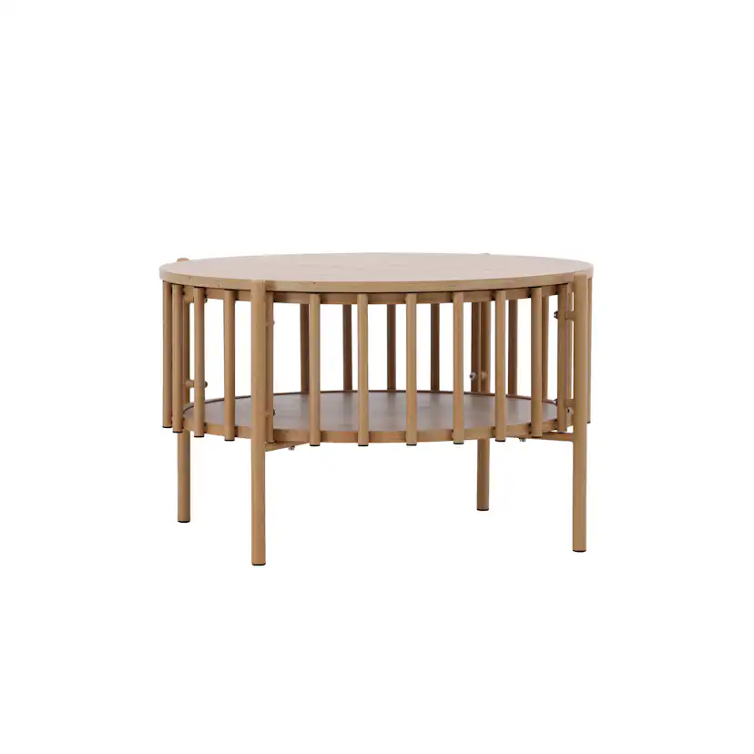 Soffbord Venture Home Rubbo Ø80x50 cm med Förvaring