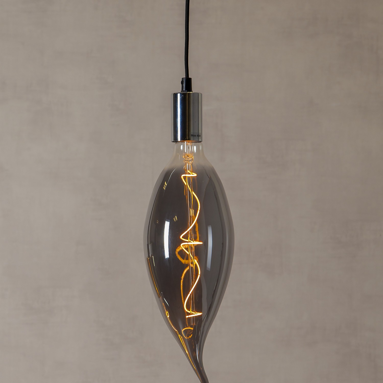 LED-lampa Star Trading Filament E27 C125 Industrial Vintage Dimbar