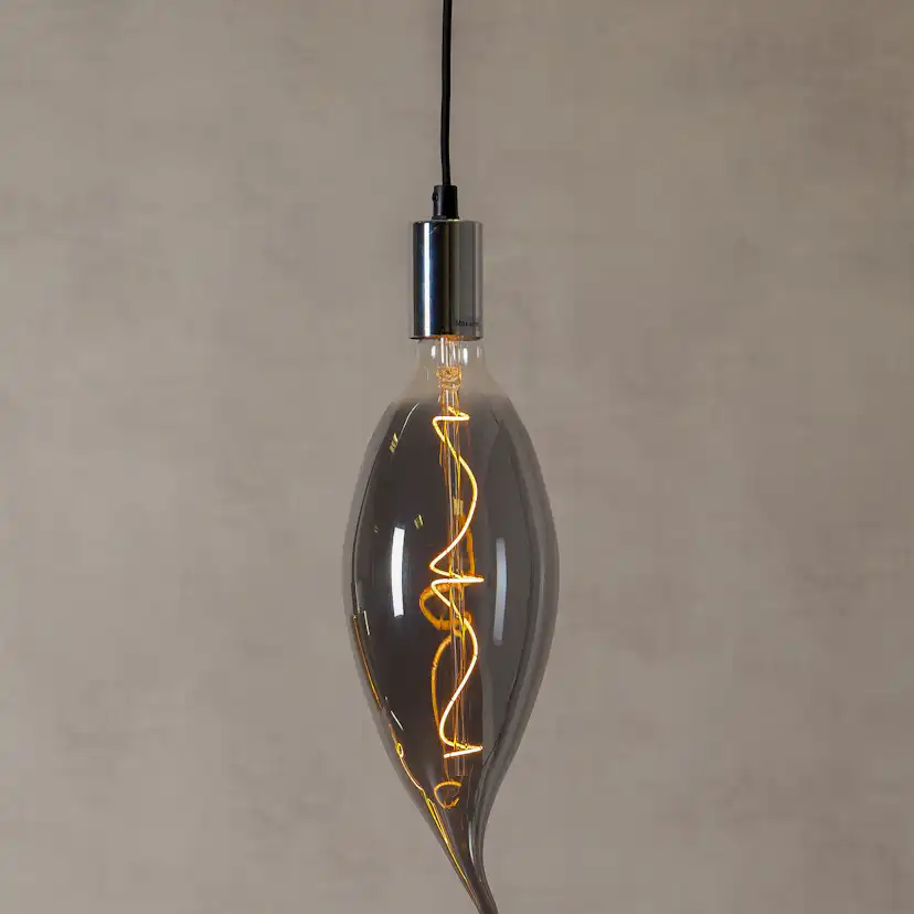 LED-lampa Star Trading Filament E27 C125 Industrial Vintage Dimbar