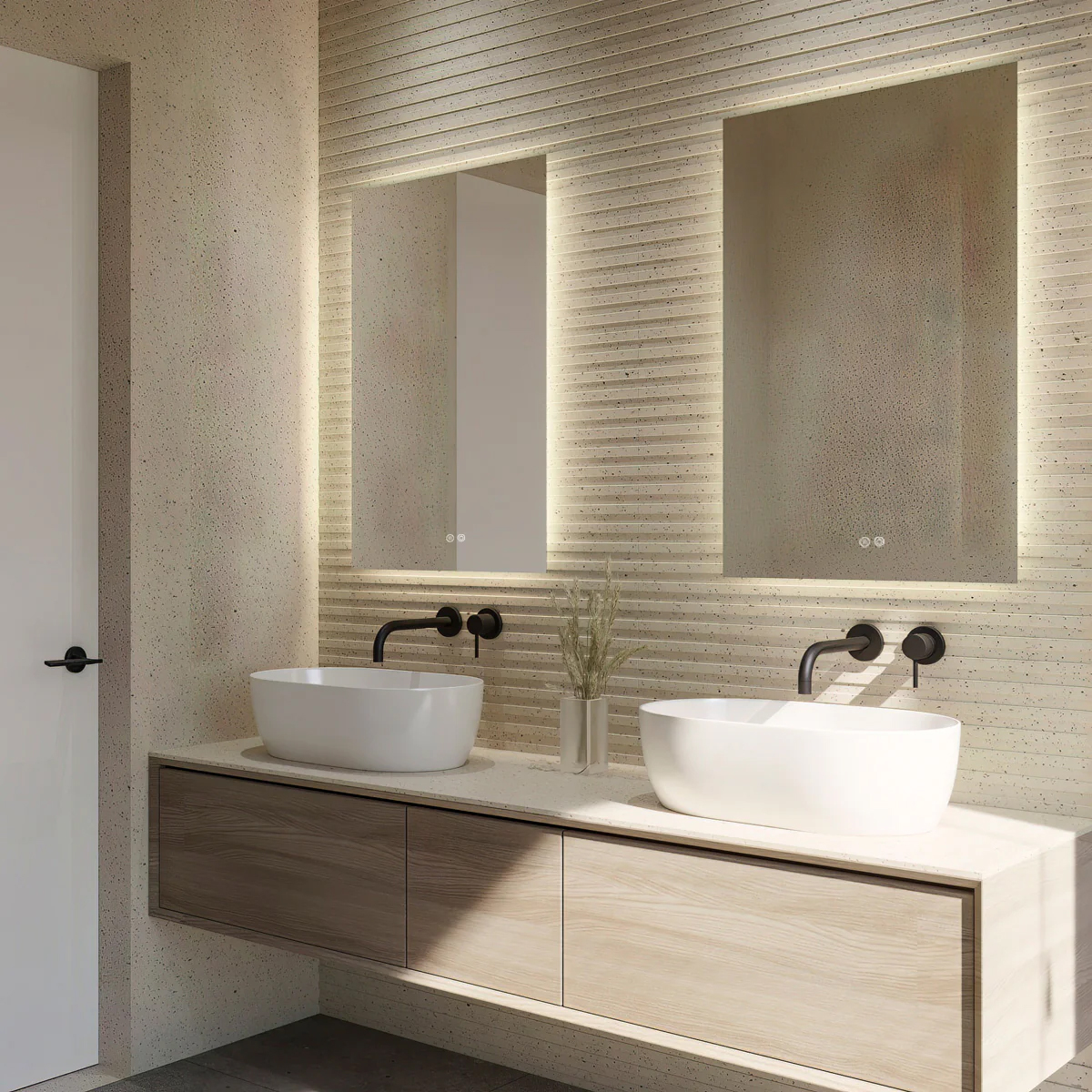 Badrumsspegel Imfri LED 60x80 cm Tenfors Verona B: 600 mm