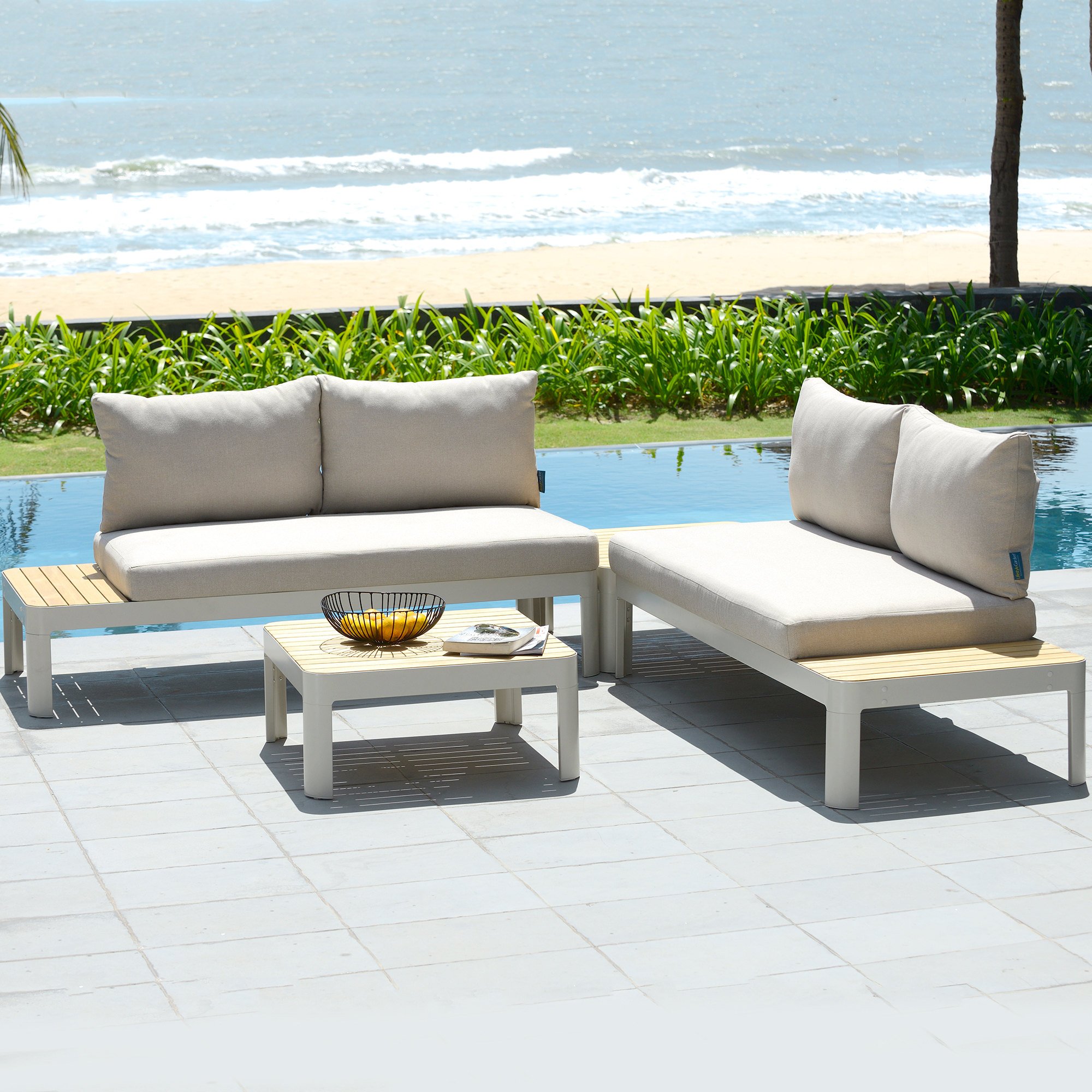 Loungegrupp LifestyleGarden Portals 4-sits med 2 bord