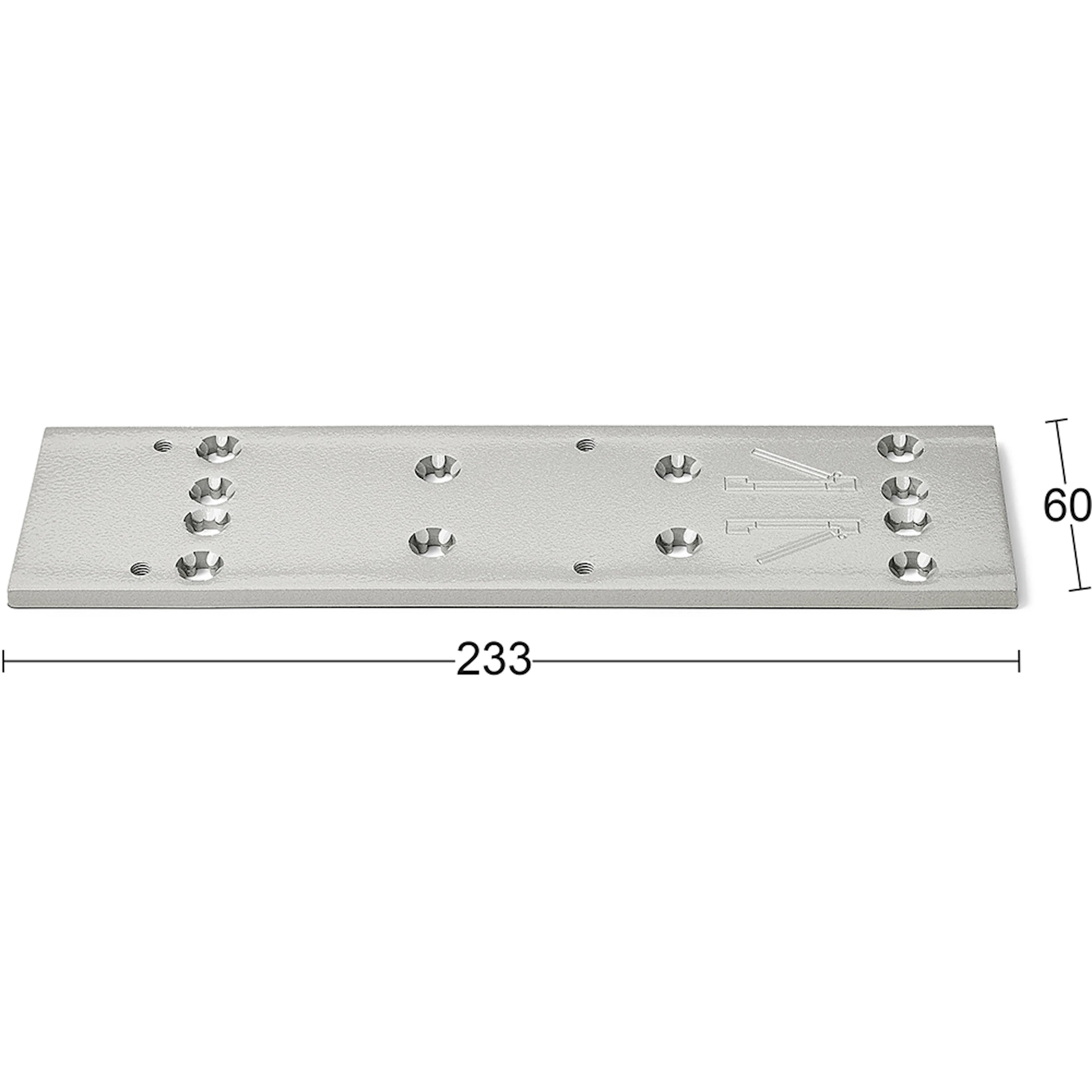 Montageplatta Habo Dorma 7380