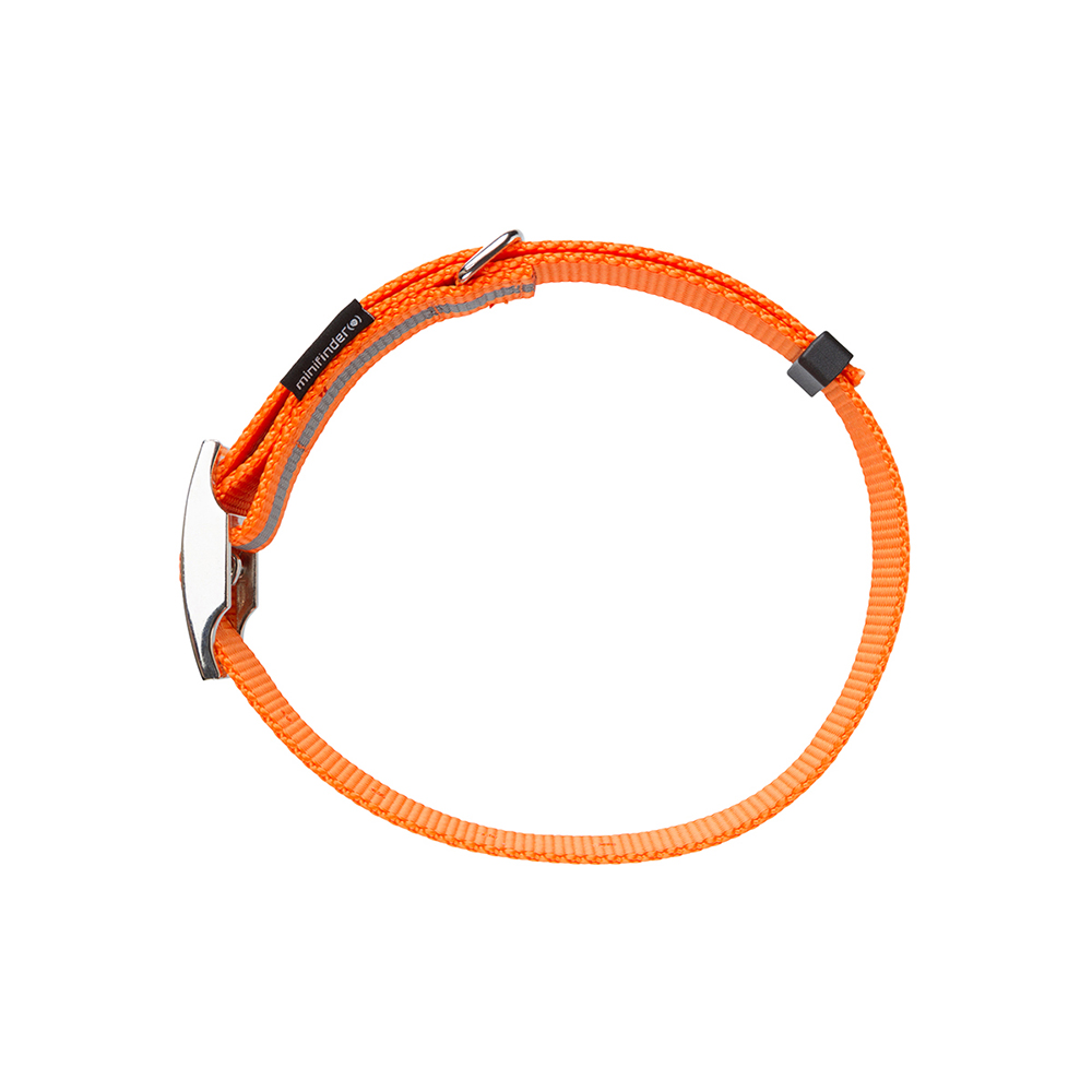 Hundhalsband Minifinder För Atto Orange Reflexremsa