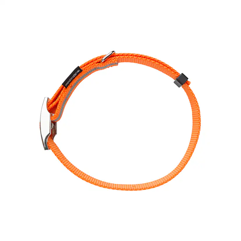 Hundhalsband Minifinder För Atto Orange Reflexremsa