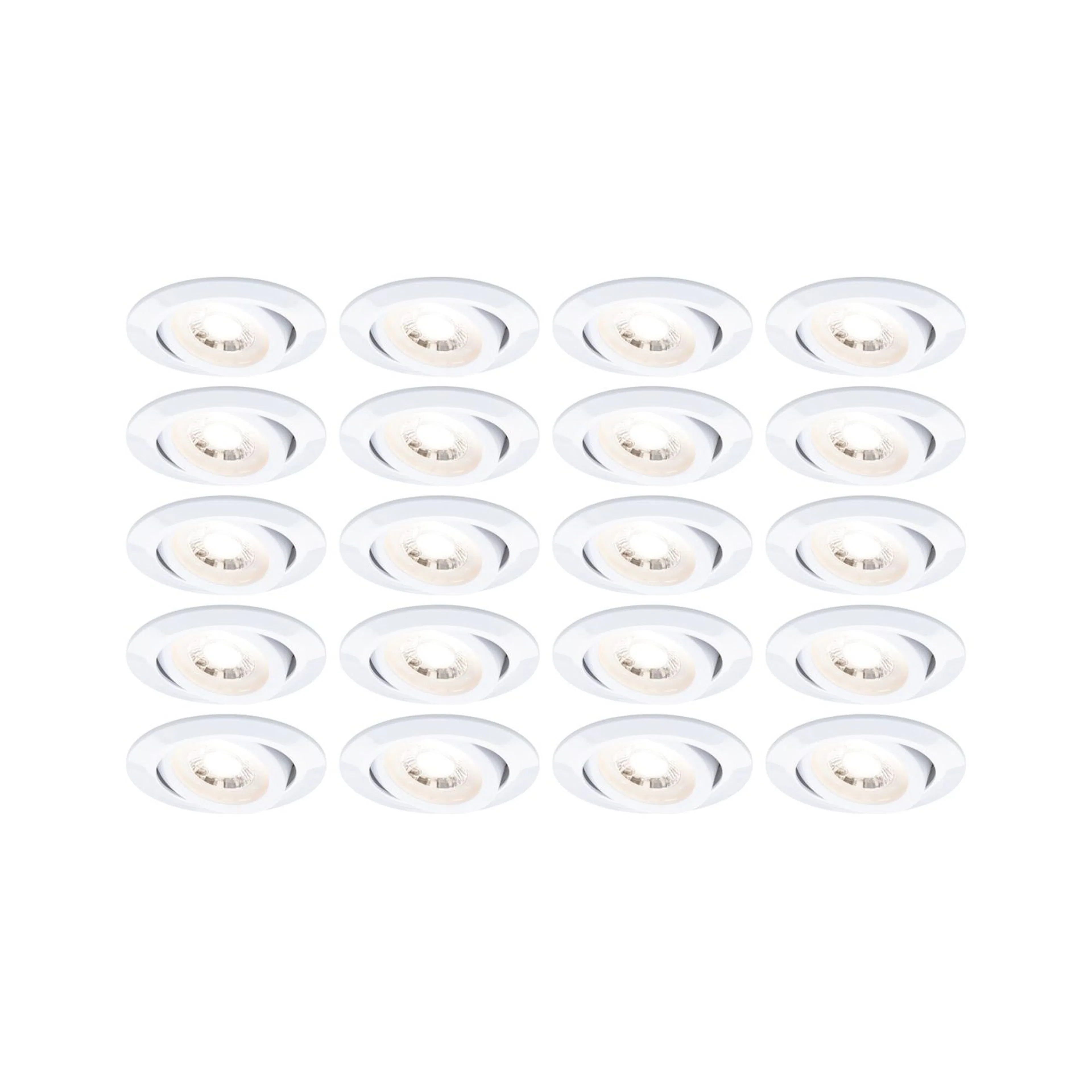 Downlight Paulmann FixedLED Swivelling 20-pack, Nej