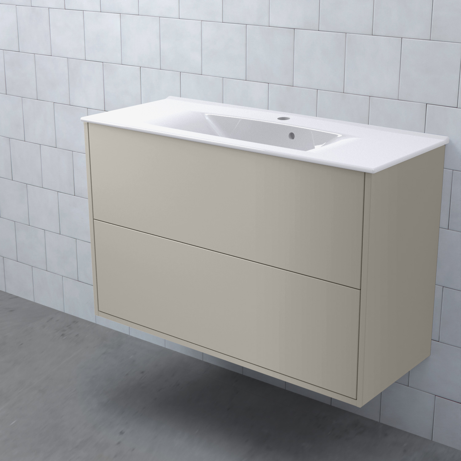 MEJDA Kommod Hög 90-35 Slät Sand BxHXD: 898x572x365 mm, Slät Sand