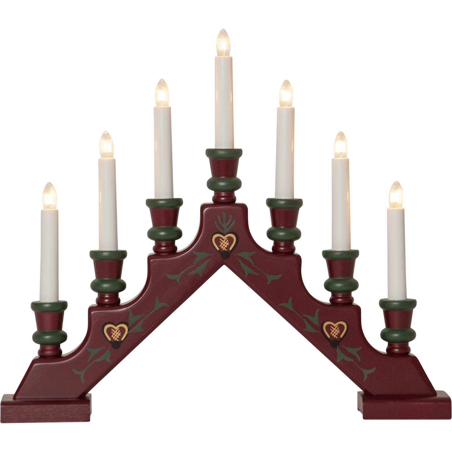 Adventsljusstake Star Trading Sara Traditionell 7 Ljus