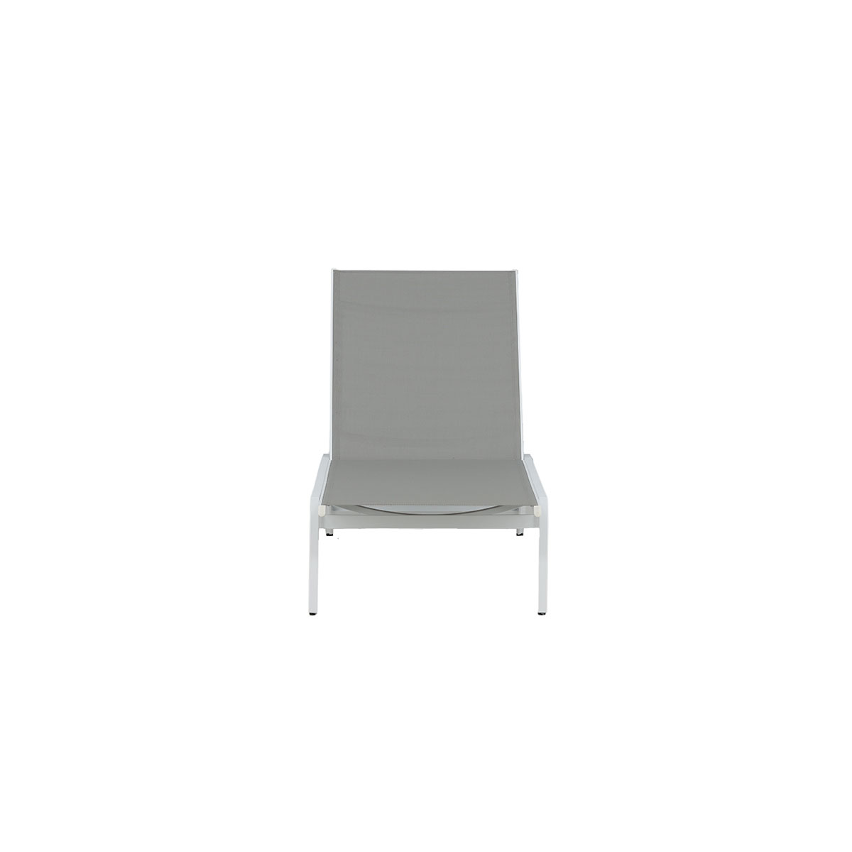 Ramos Sun Lounge,  White, Grey, Aluminium, Textilene Vit