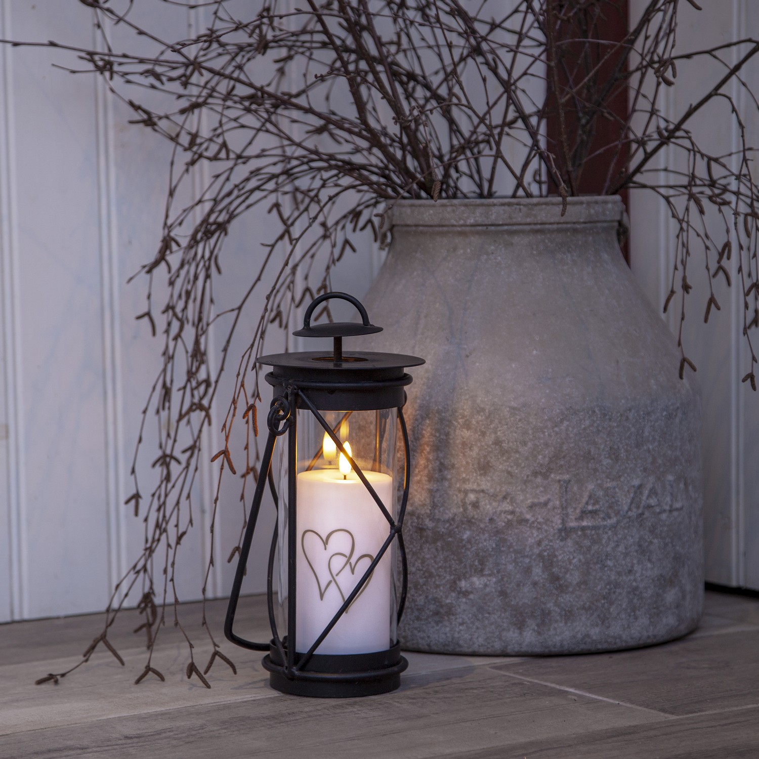 Ljus Star Trading Flamme Heart Batteriljus