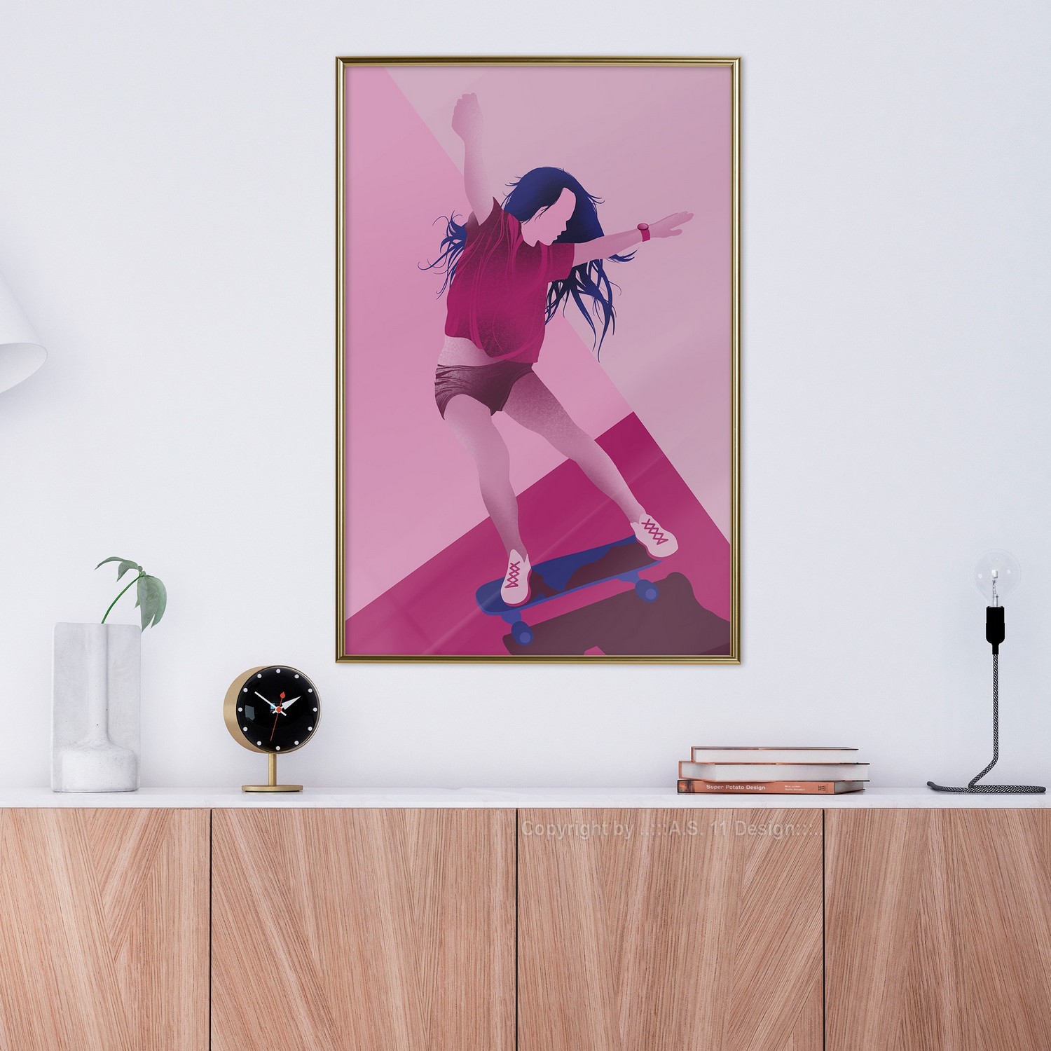 Poster Artgeist Affisch Powerslide