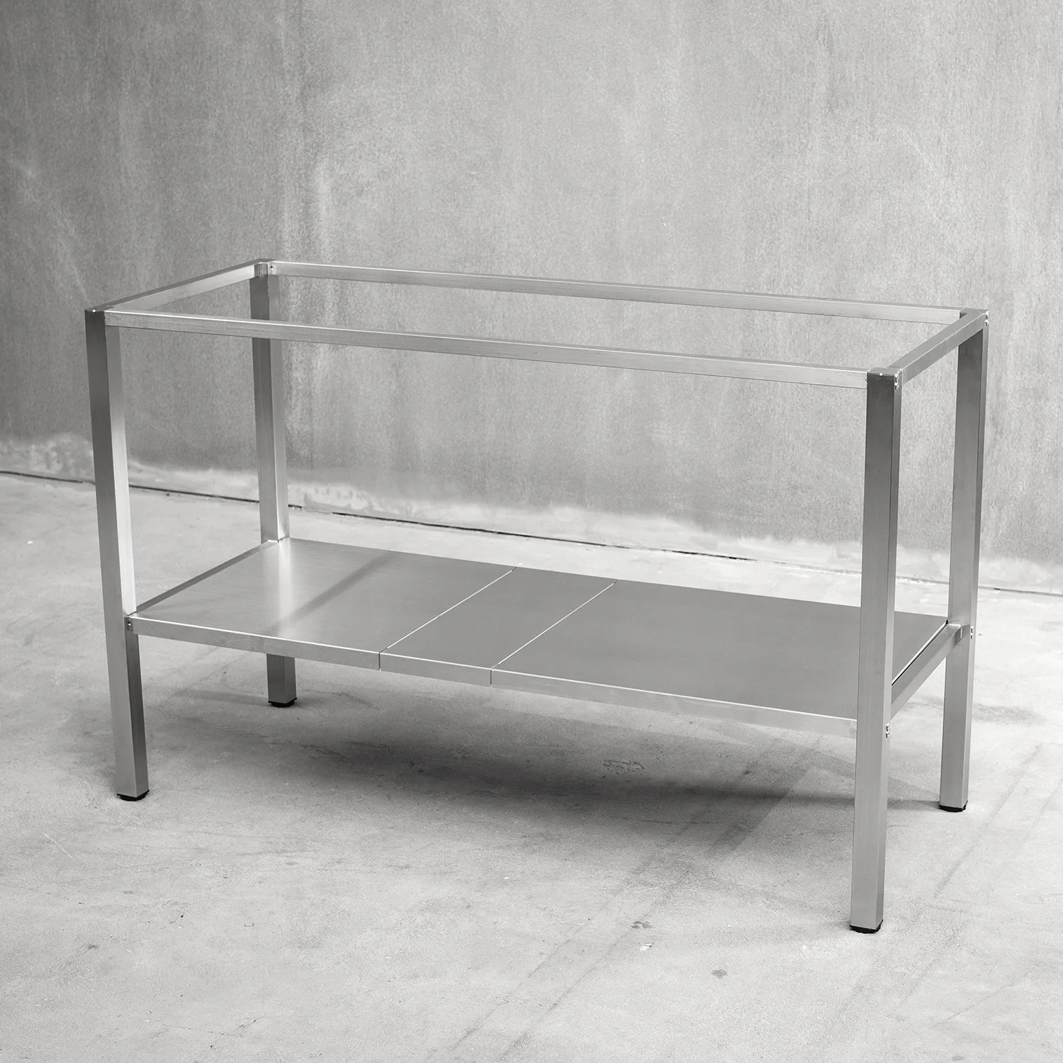 Bänkstativ Vilan Stainless Rostfri Variant Stativ med Underhylla