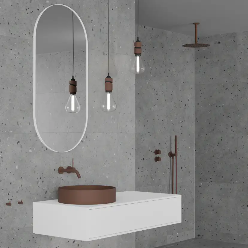 Tvättställsblandare Scandtap Steel Harmonized 1 för Inbyggnad